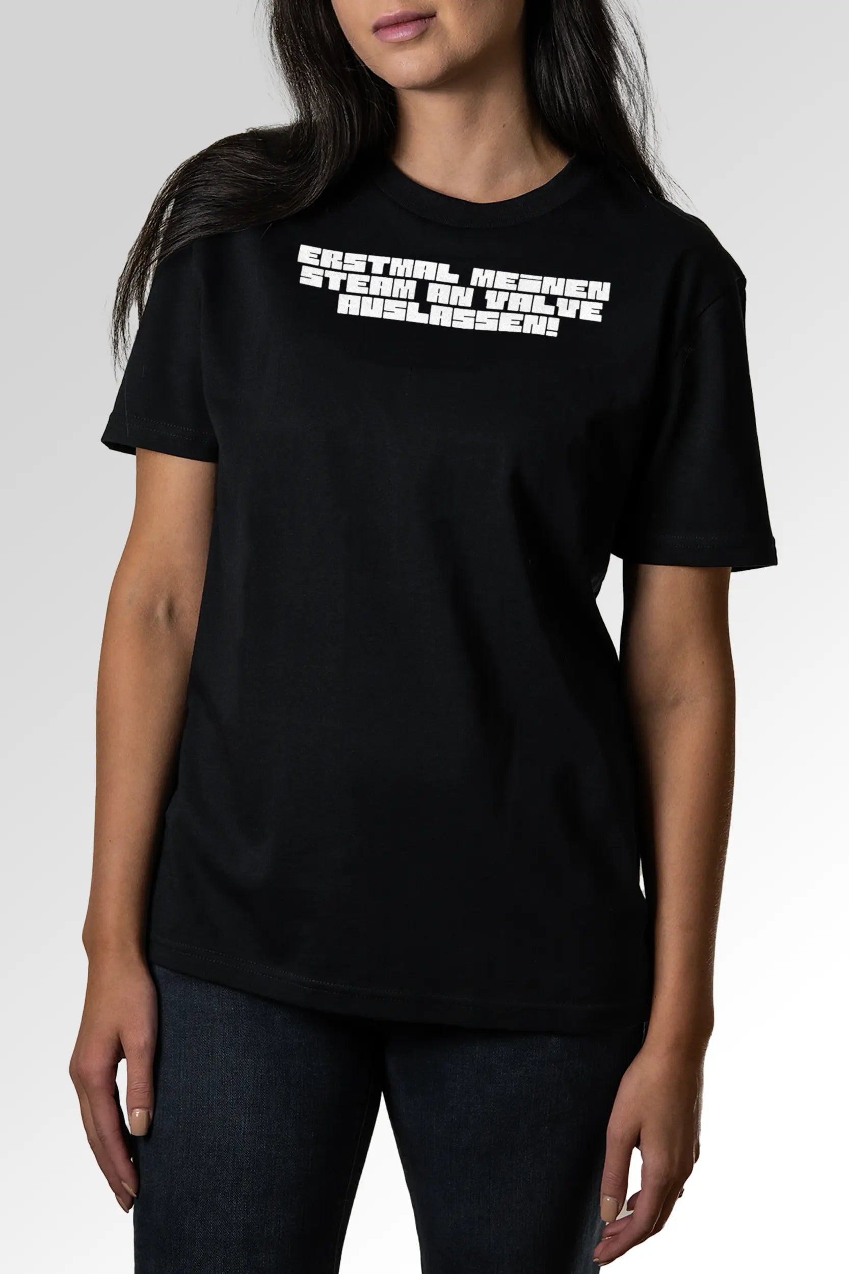 Vorschau des Organic Unisex T-Shirts von Maondo mit dem Design Lass es raus in der Farbe Black