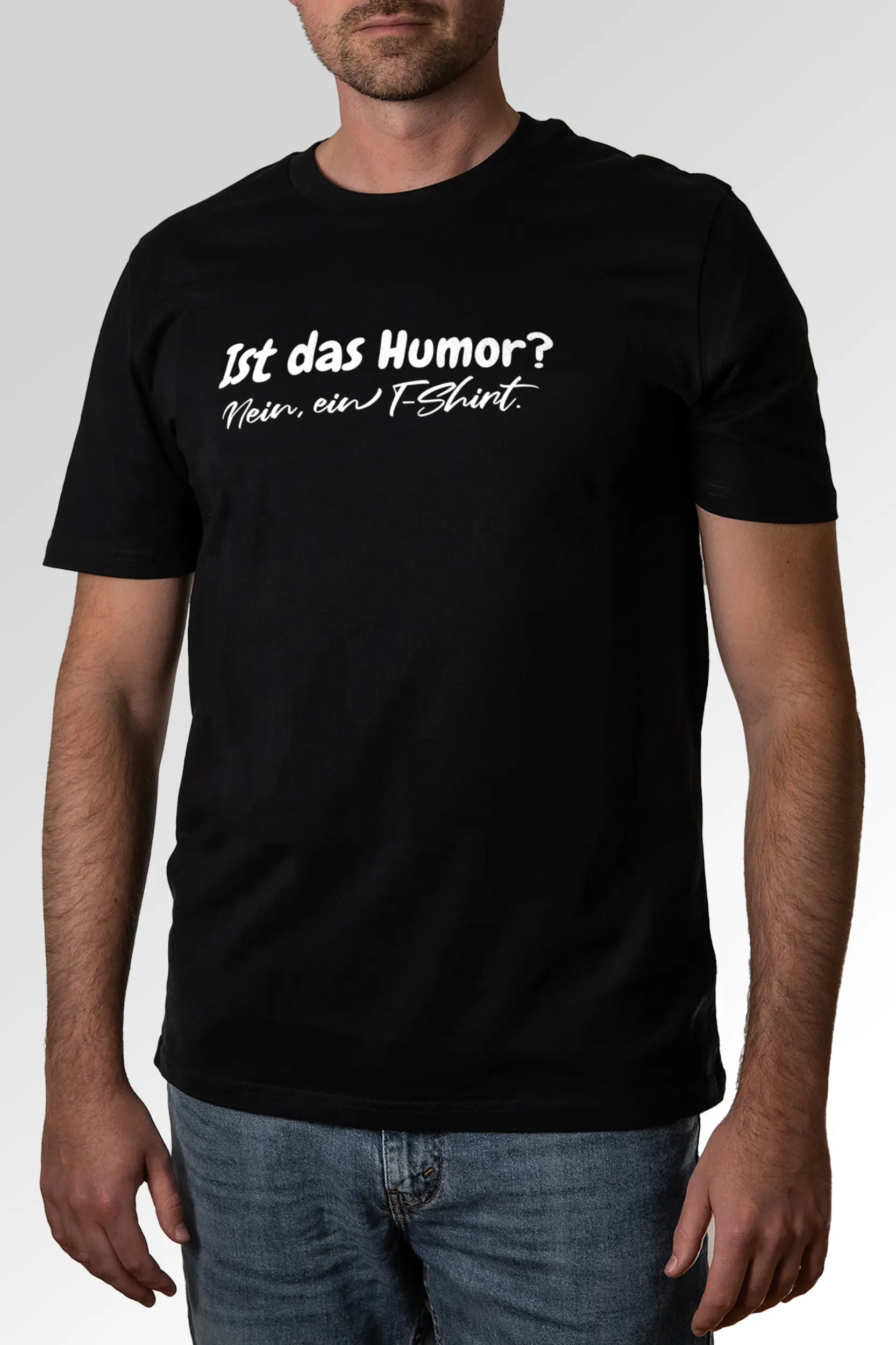 Vorschau des Organic Unisex T-Shirts von Maondo mit dem Design T-Shirt mit Humor in der Farbe Black