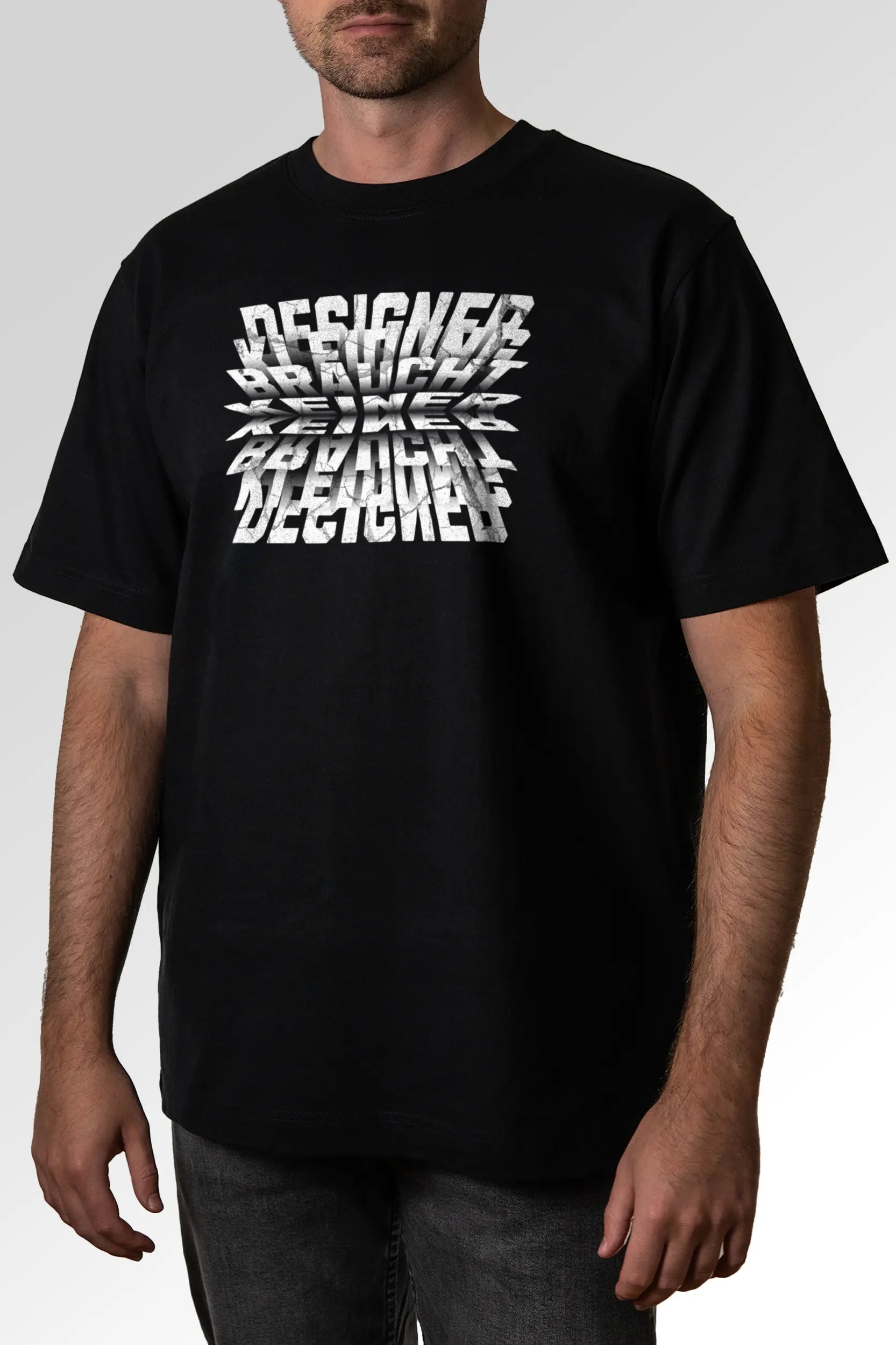 Vorschau des Organic Unisex T-Shirts von Maondo mit dem Design Kein Designer in der Farbe Black