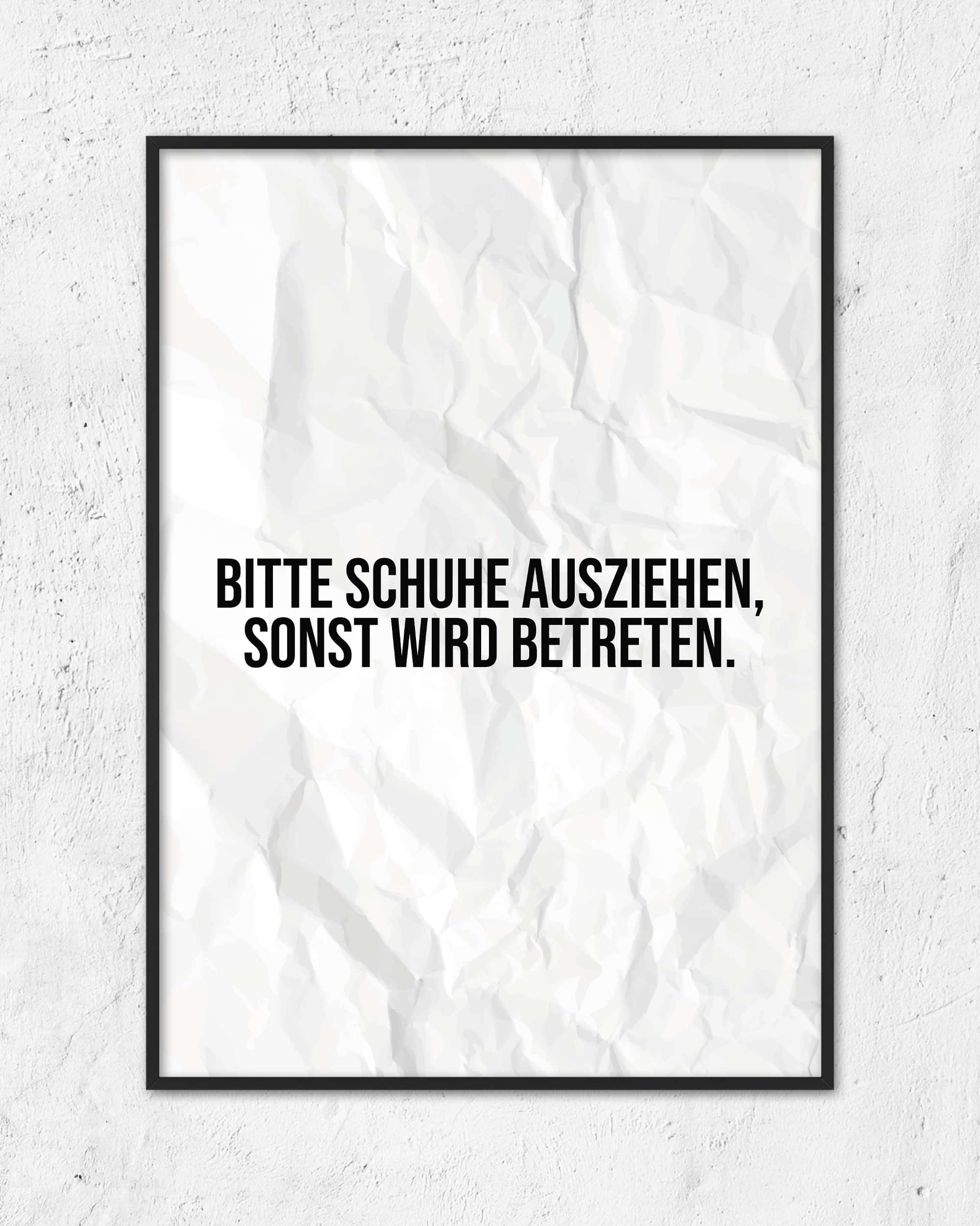 Betreten | 3-Type Poster