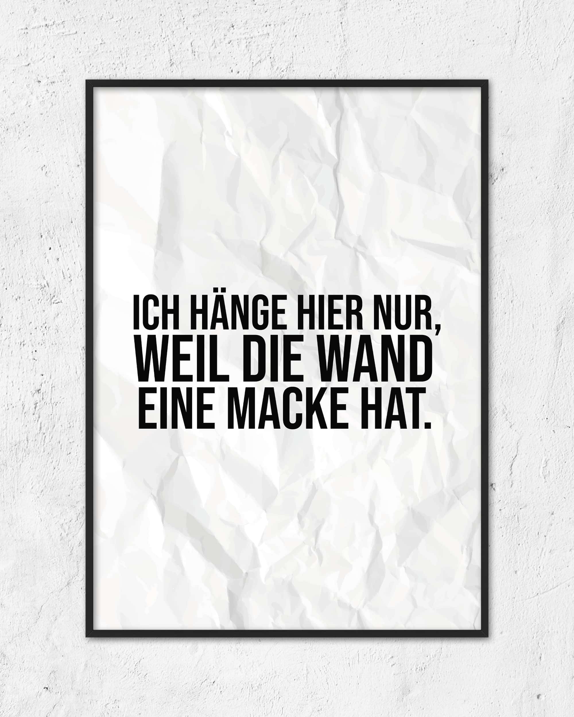 Habe ne' Macke | 3-Type Poster