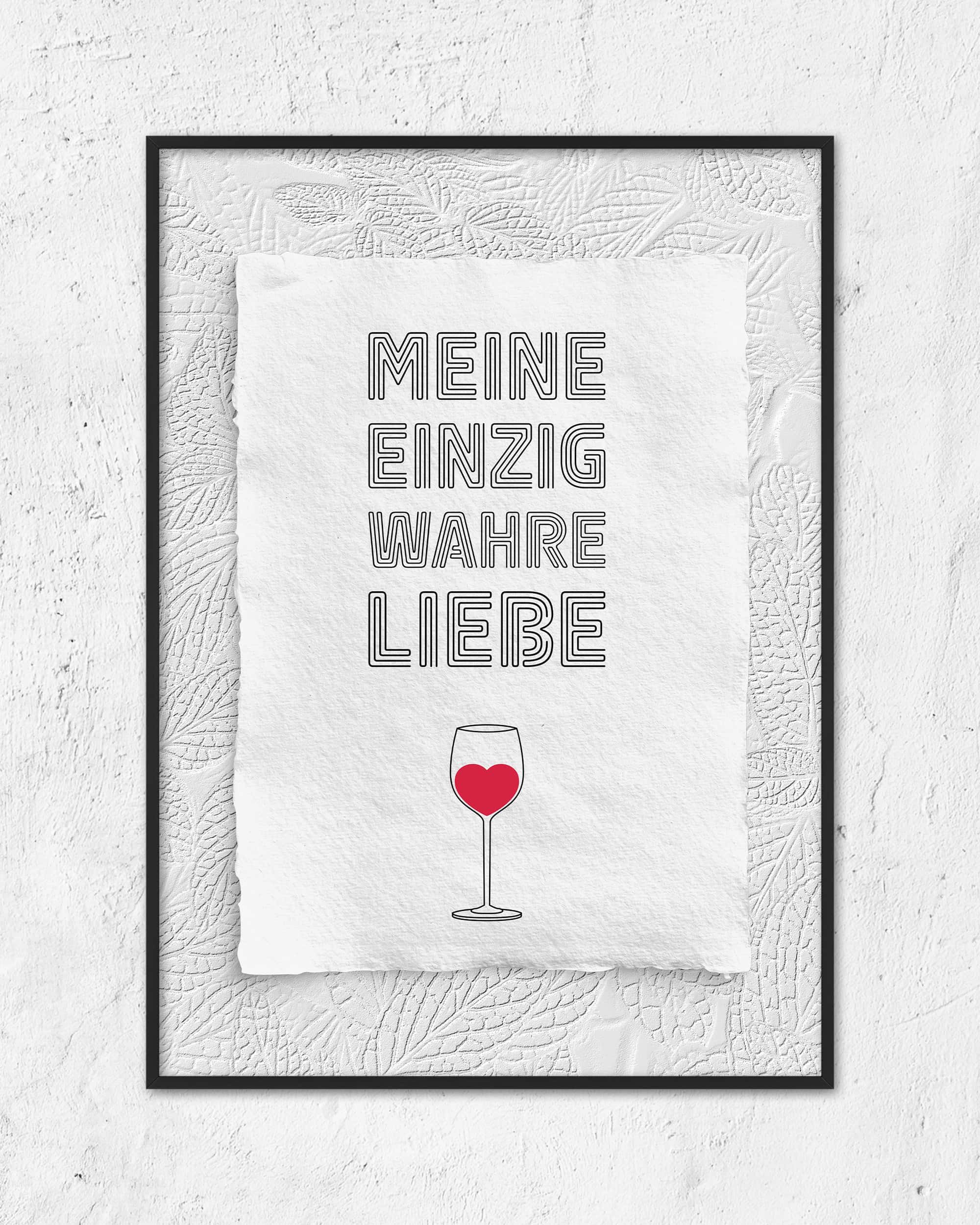 Weinliebe | 3-Type Poster