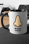Titelbild der Keramik Tasse von Maondo mit dem Design Massiver Kolben in der Farbe Schwarz-Weiß