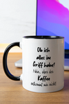 Titelbild der Keramik Tasse von Maondo mit dem Design Alles im Griff in der Farbe Schwarz-Weiß
