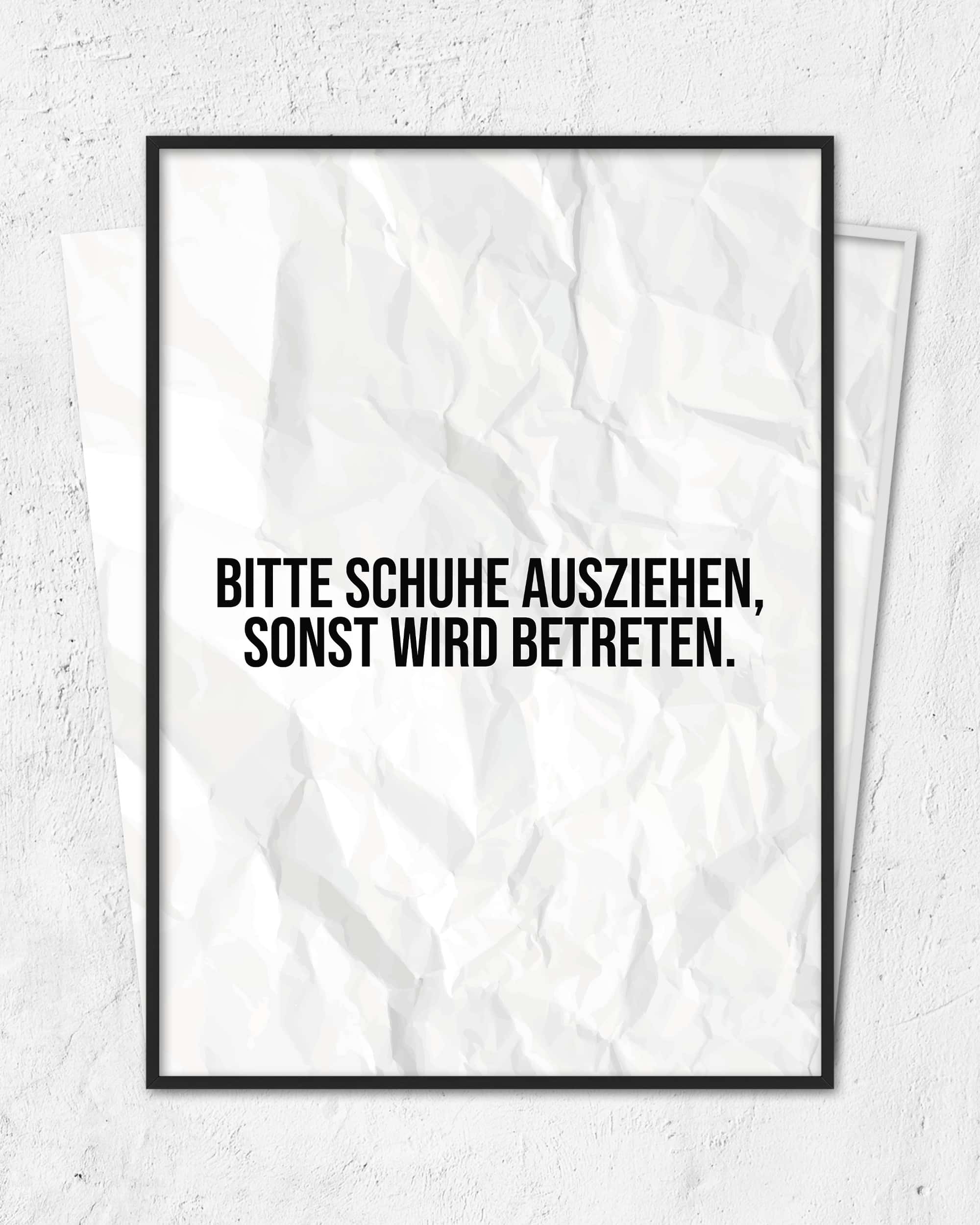 Betreten | 3-Type Poster