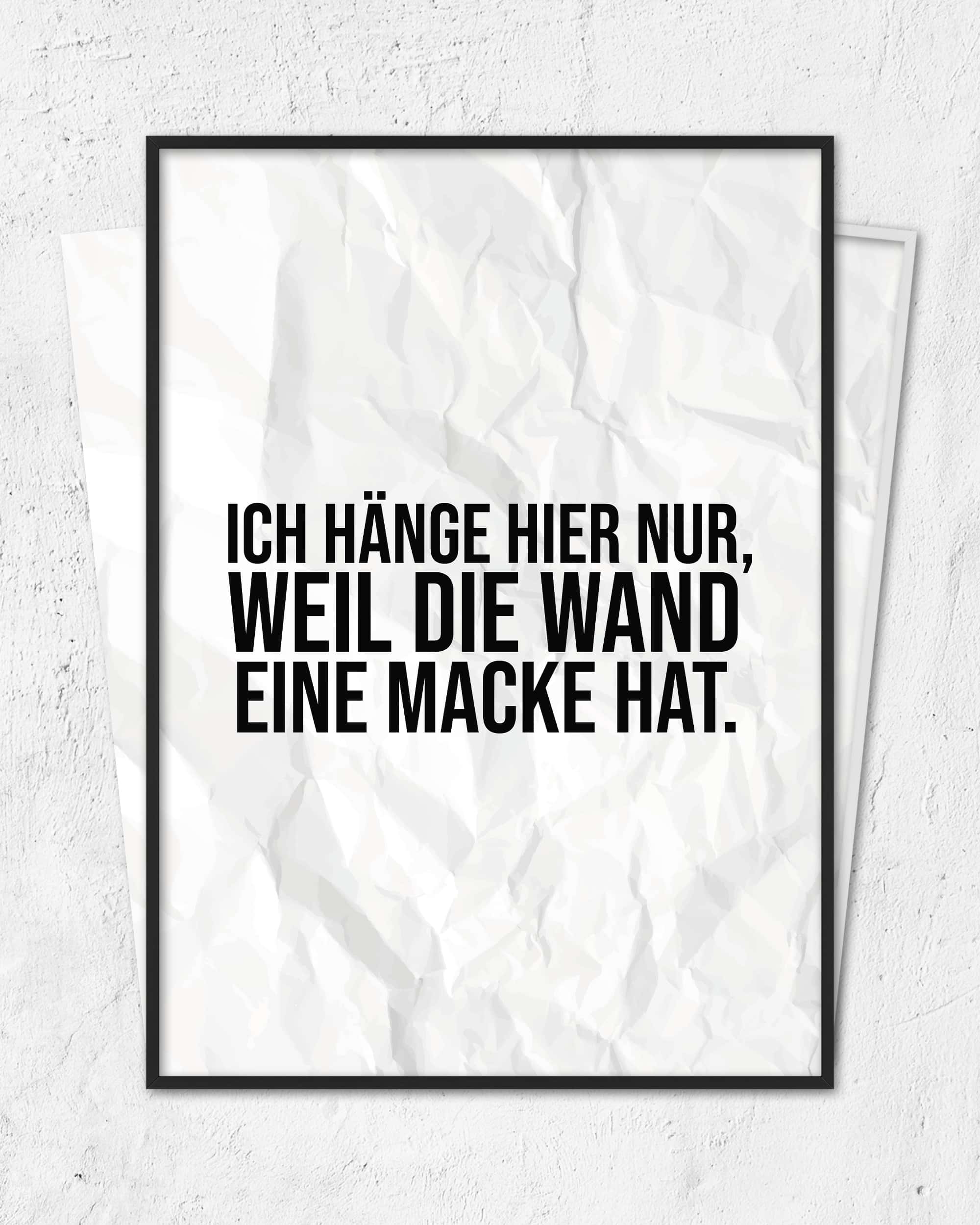 Habe ne' Macke | 3-Type Poster