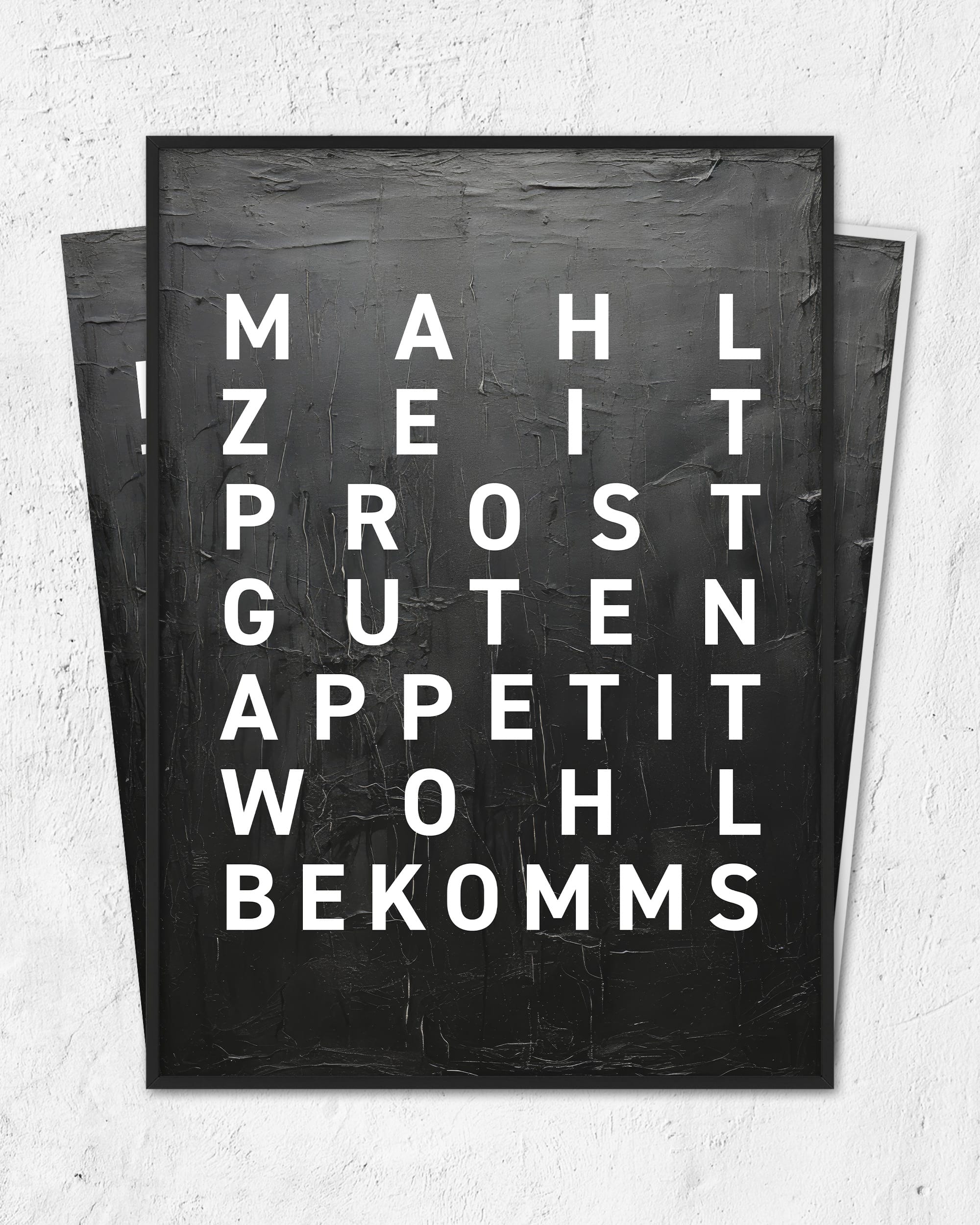 Mahlzeit | 3-Type Poster