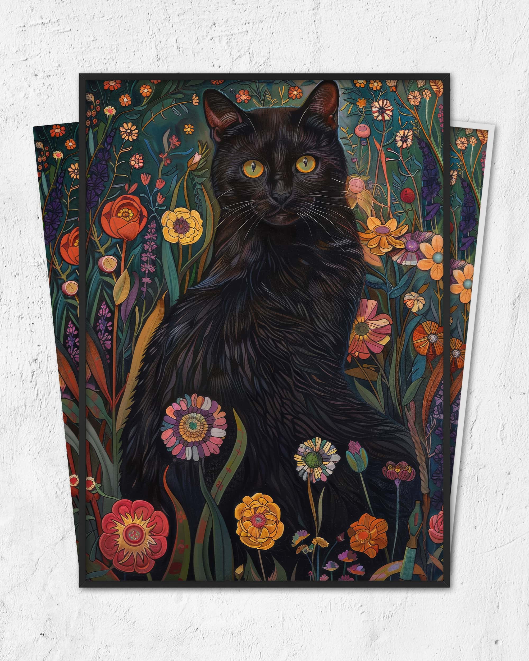 Katze im Garten I | Poster