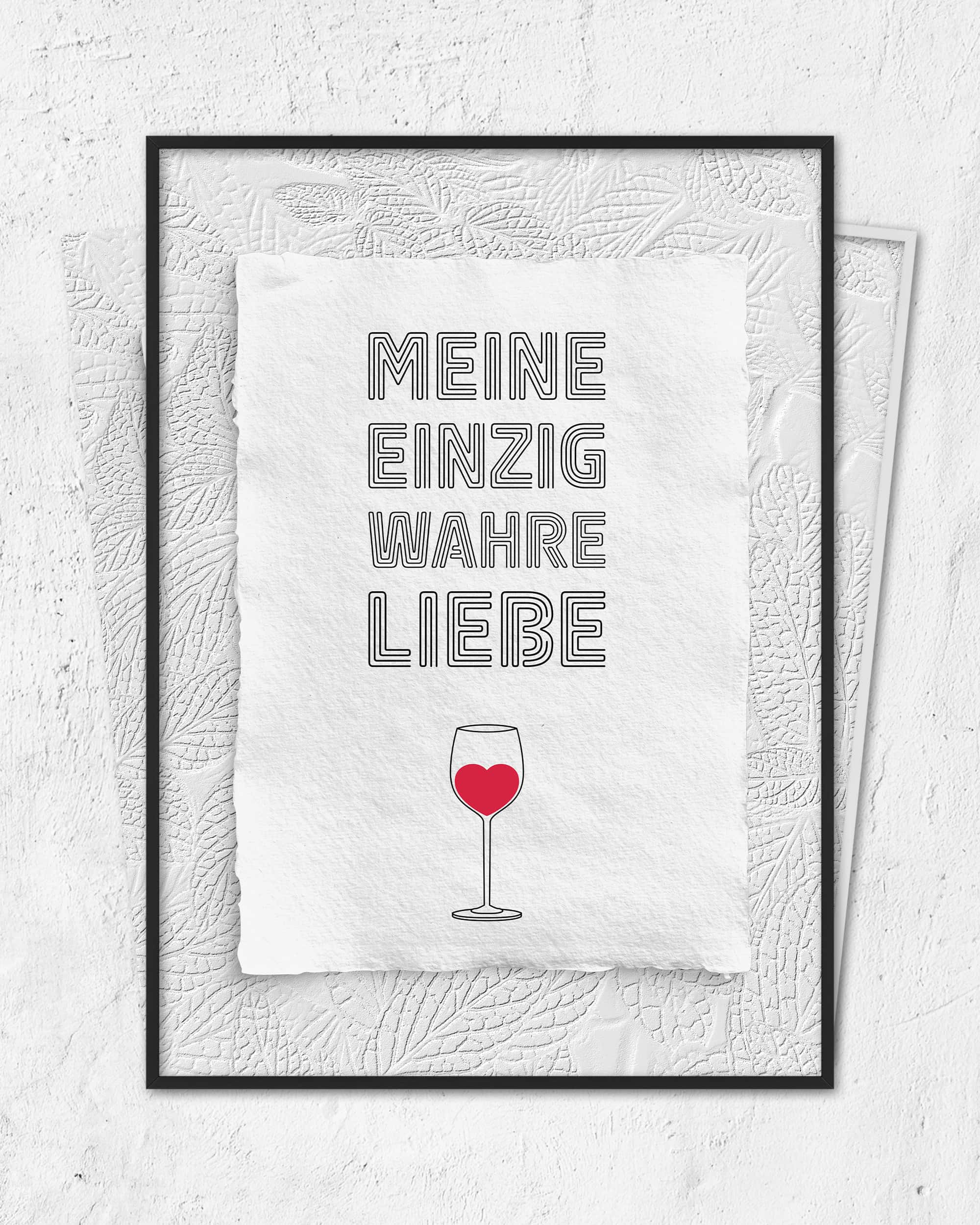 Weinliebe | 3-Type Poster