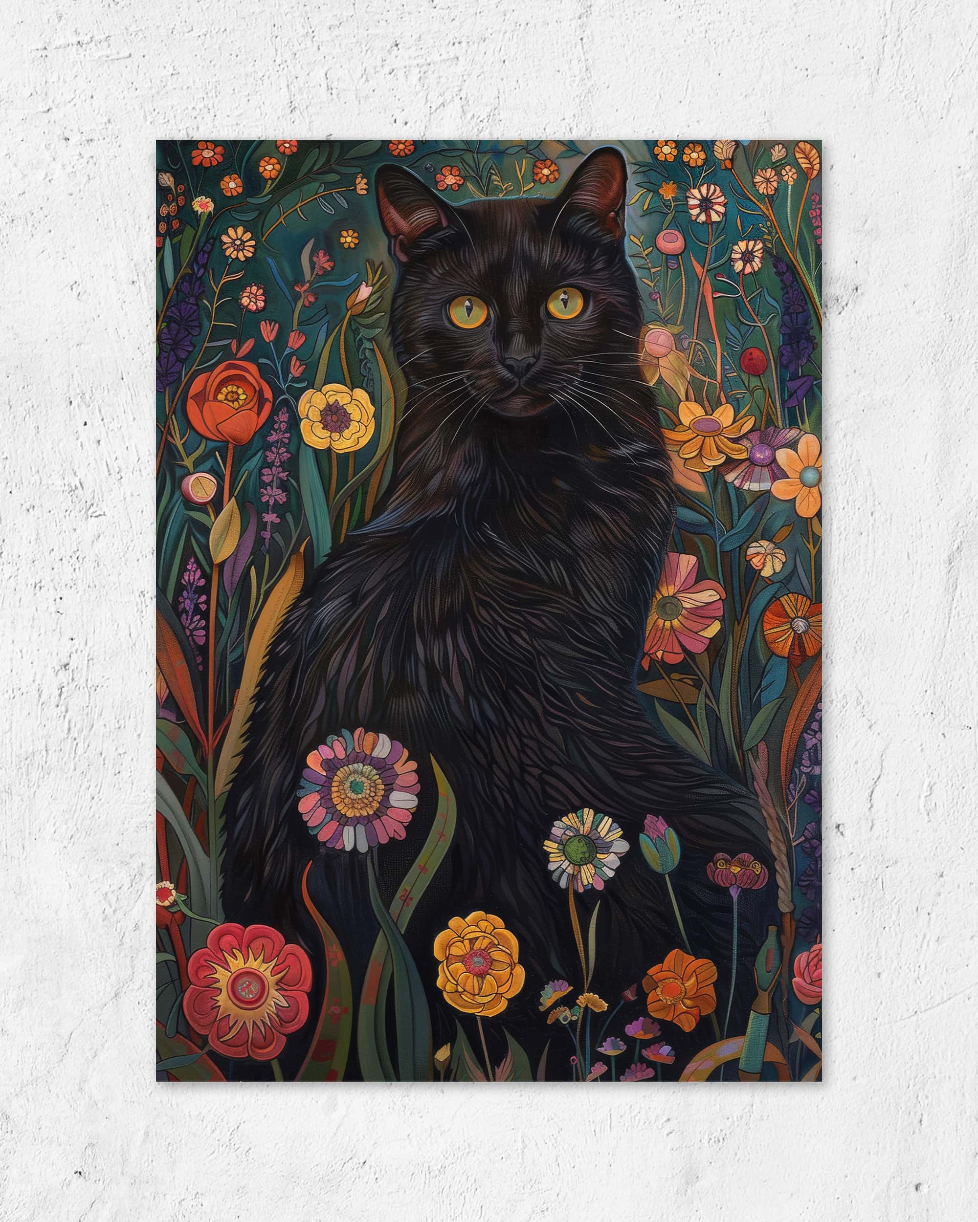 Katze im Garten I | Poster