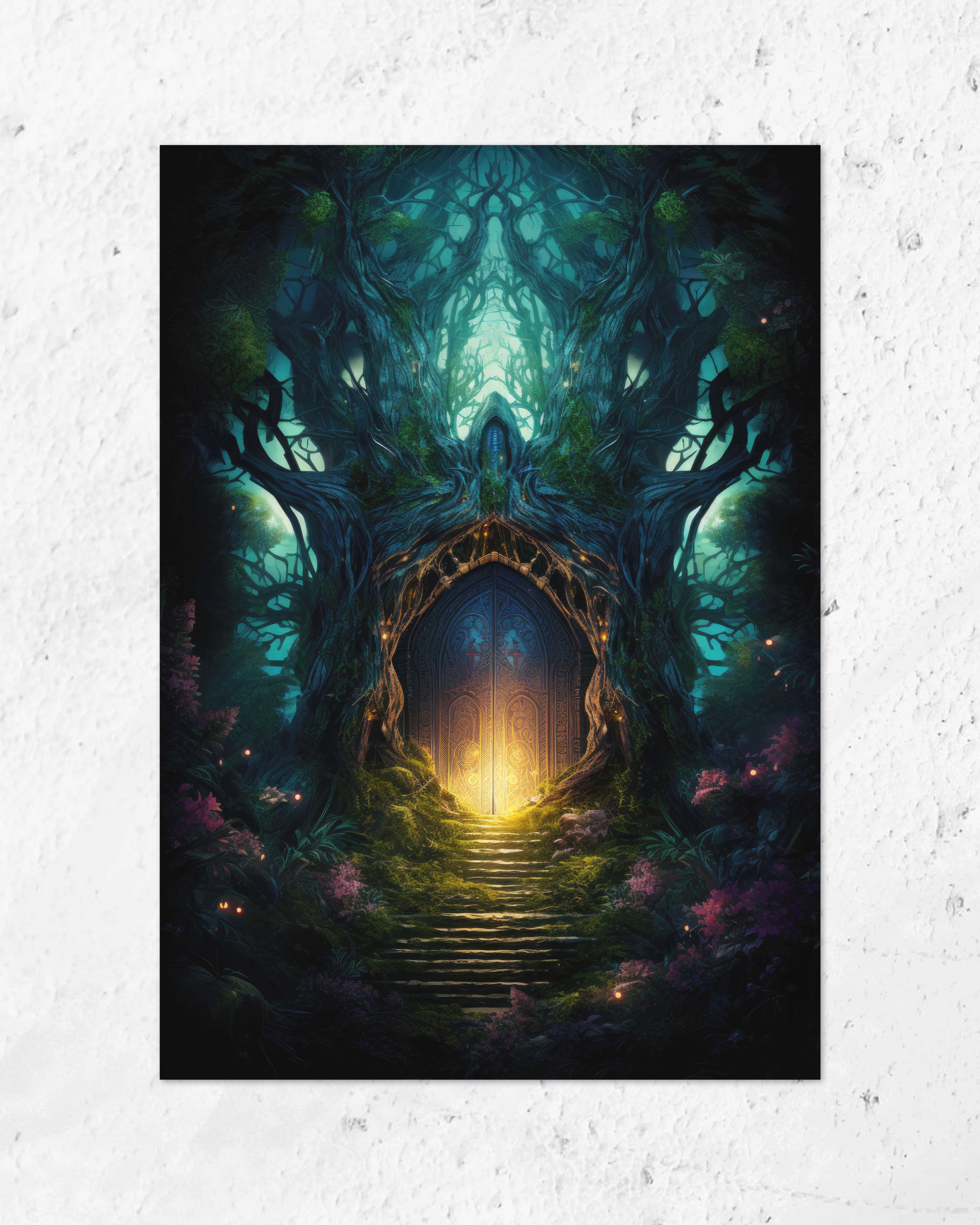 Mystic Gate in the North - Poster (mit Rahmen)