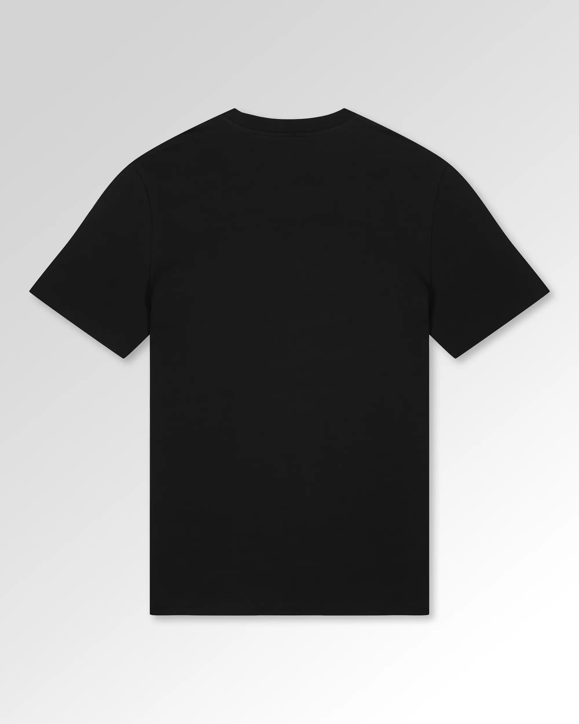 Packshot der unbedruckten Seite des Organic Unisex T-Shirts von Maondo im Casual Fit mit dem Design Einfach Anfangen in der Farbe Black