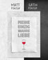 Weinliebe | 3-Type Poster