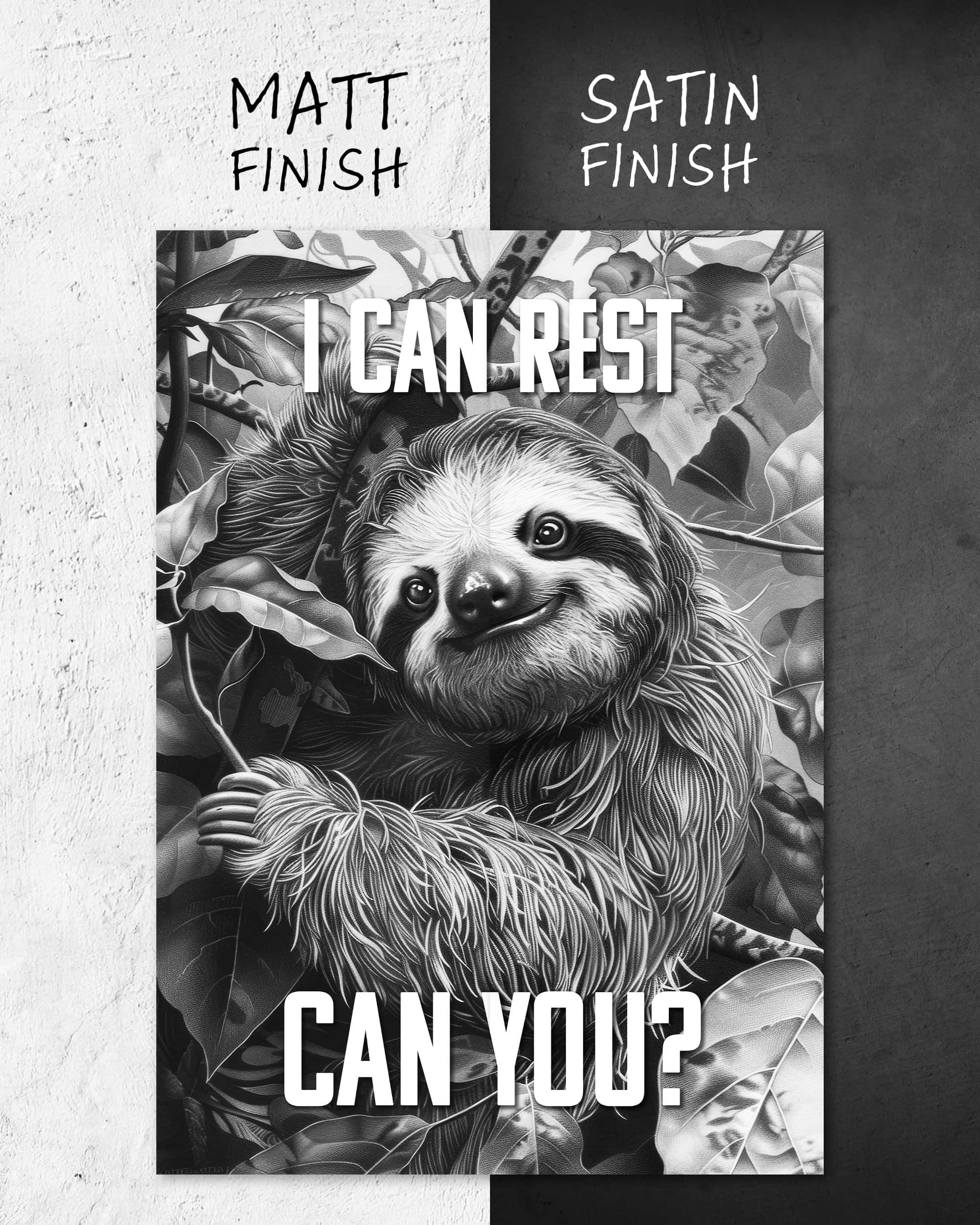 I can rest | 3-Type Poster
