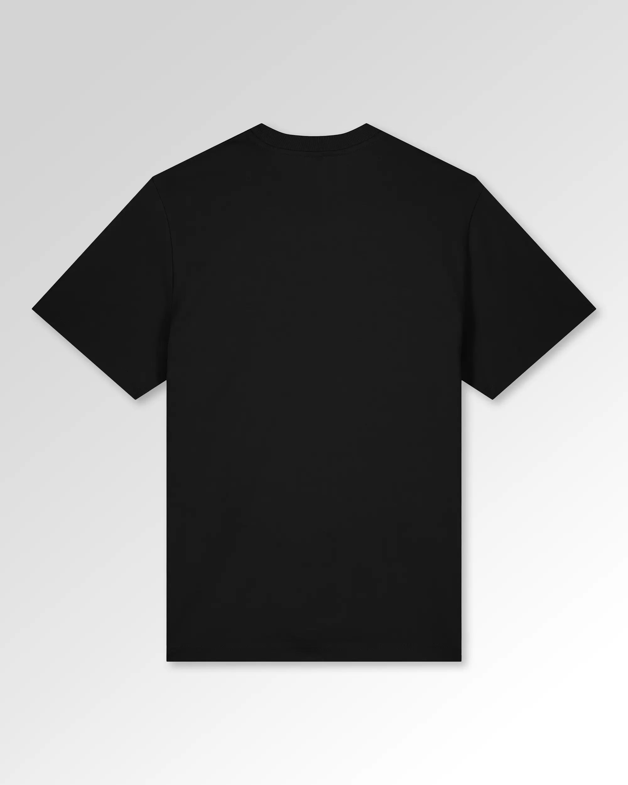 Packshot der unbedruckten Seite des Organic Unisex T-Shirts von Maondo im Heavy Fit mit dem Design Blaumachen in der Farbe Black