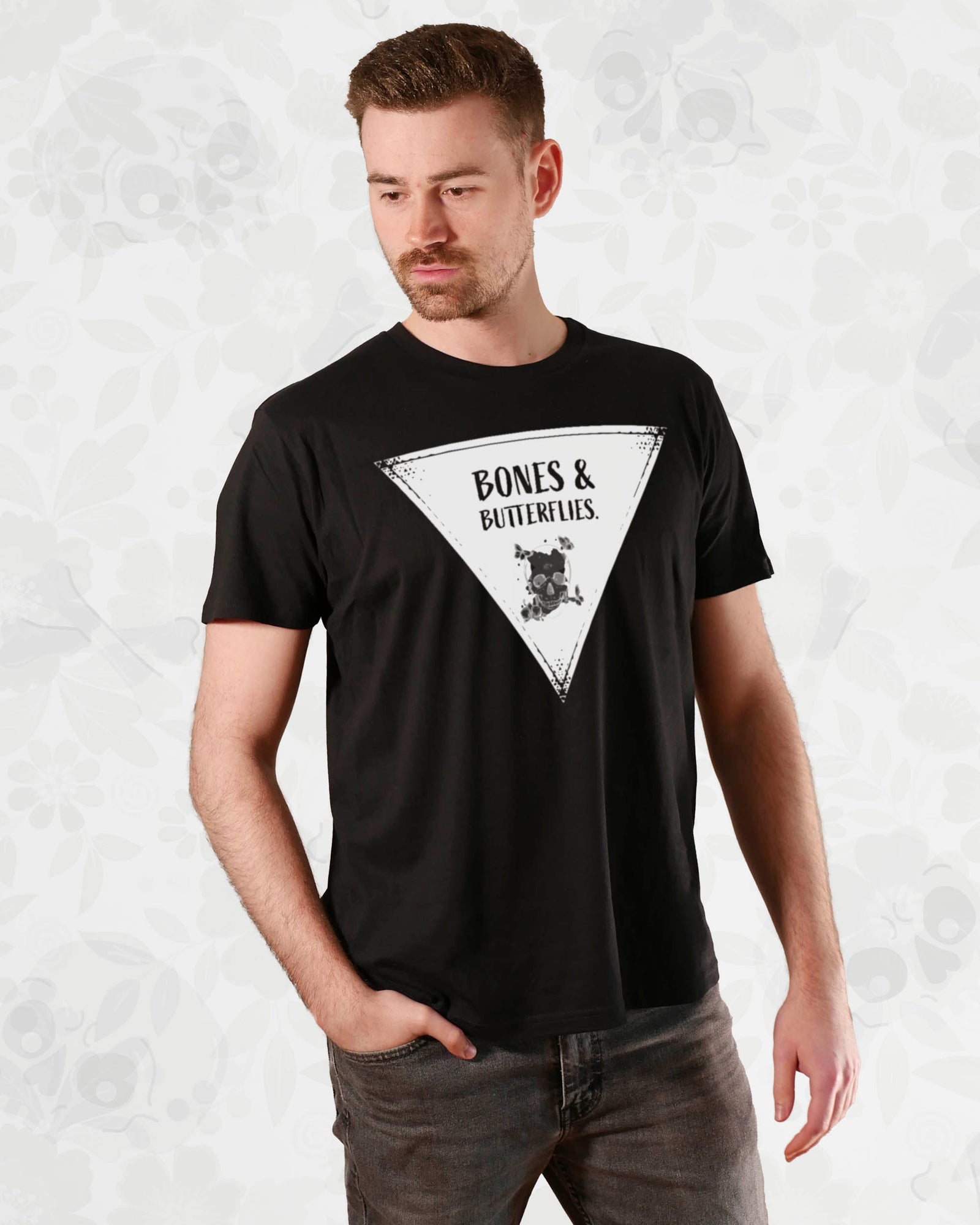 Bones & Butterflies | 3-Style T-Shirt