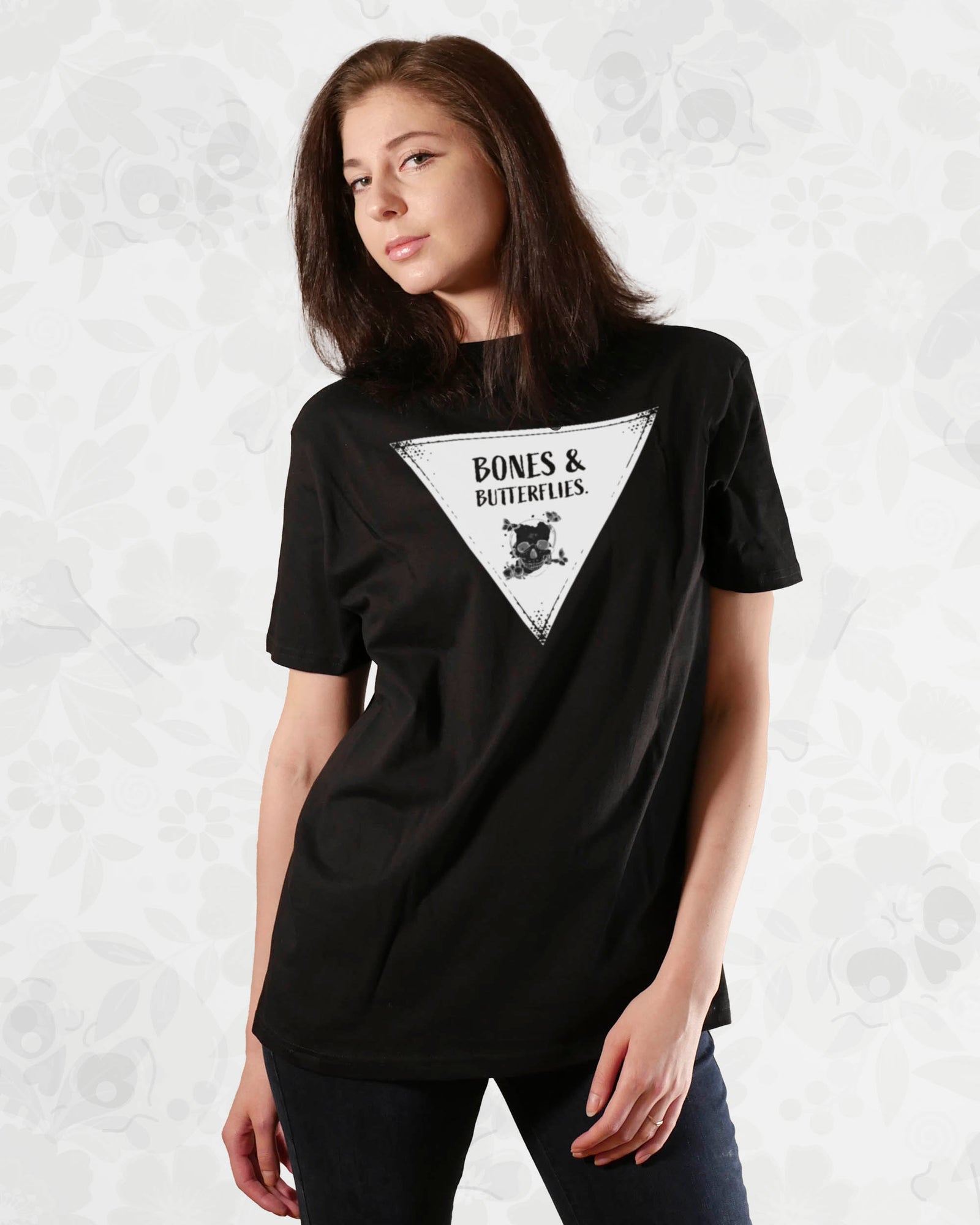 Bones & Butterflies | 3-Style T-Shirt