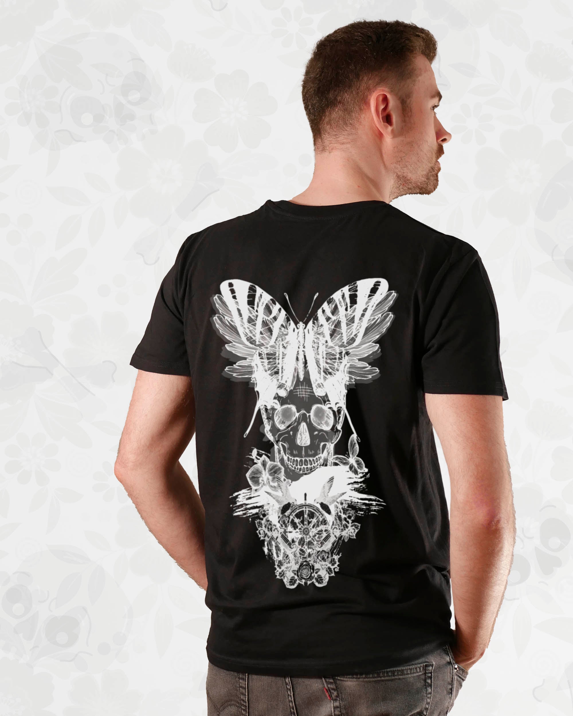 Bones & Butterflies | 3-Style T-Shirt