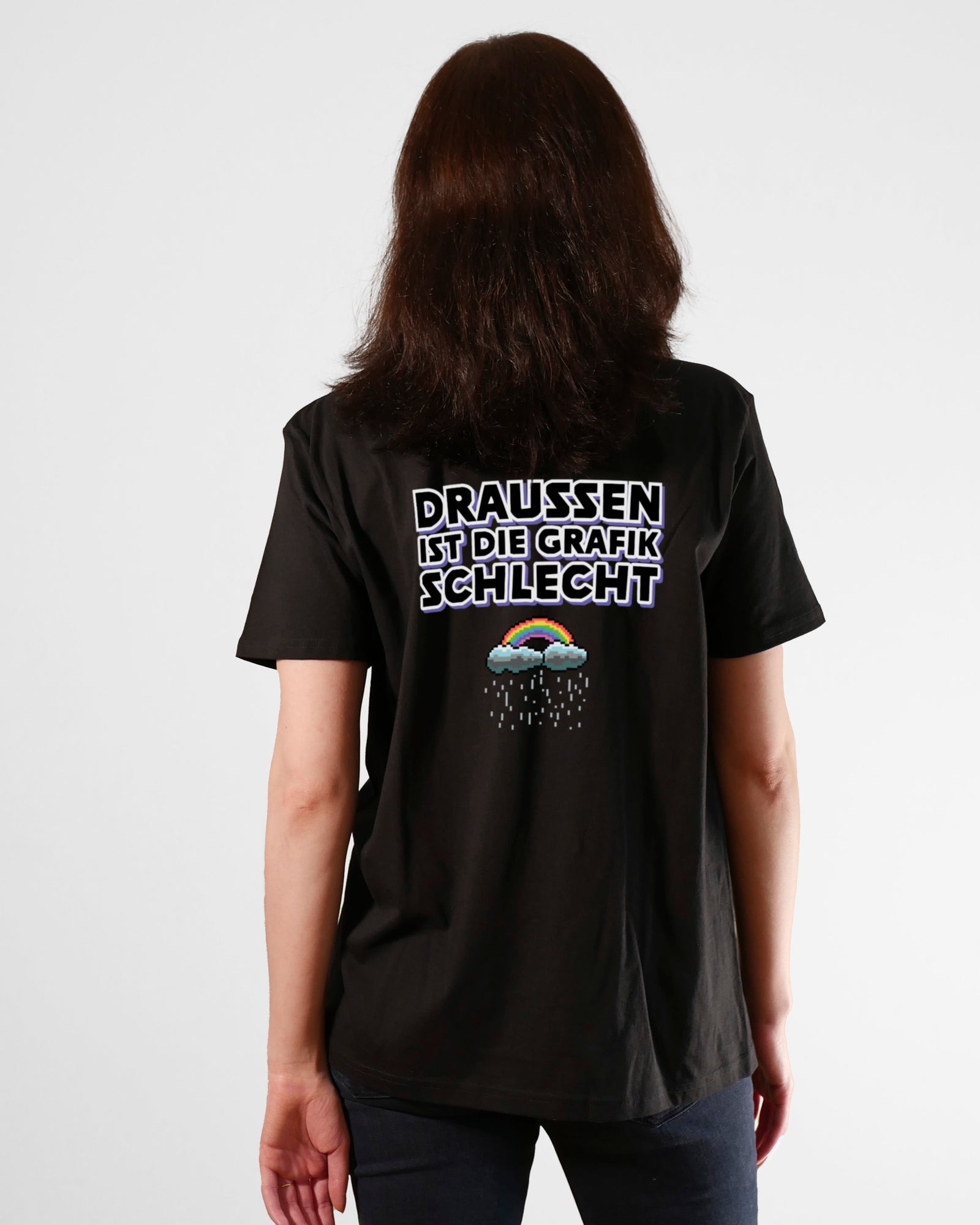 Draußen ist die Grafik schlecht | 3-Style T-Shirt