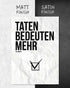 Mehr Taten | 3-Type Poster