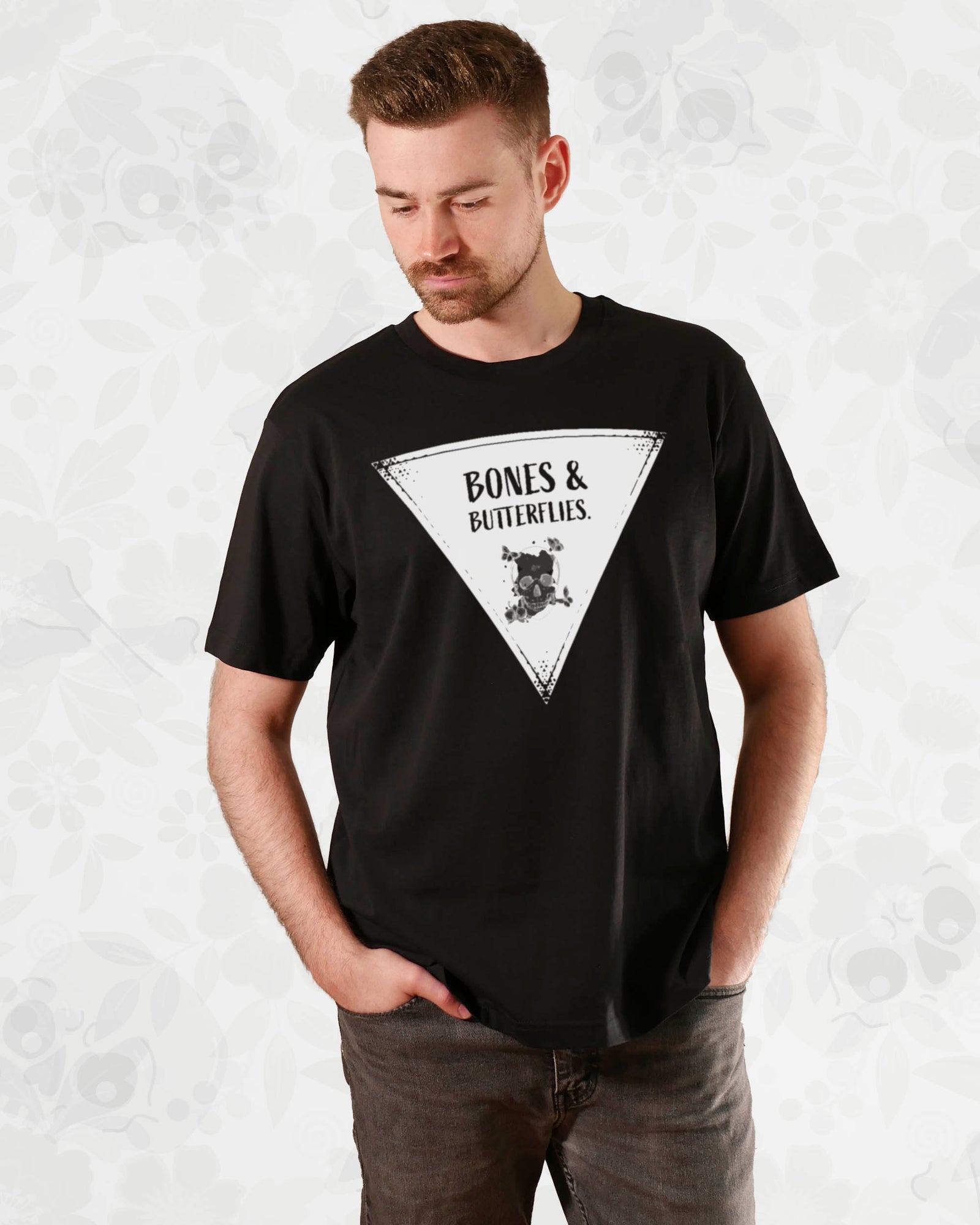 Bones & Butterflies | 3-Style T-Shirt