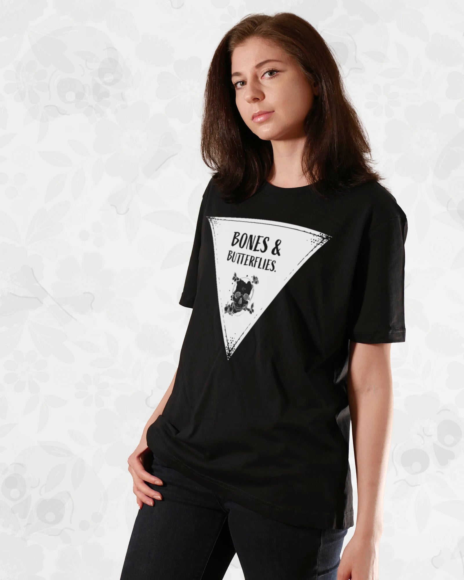 Bones & Butterflies | 3-Style T-Shirt