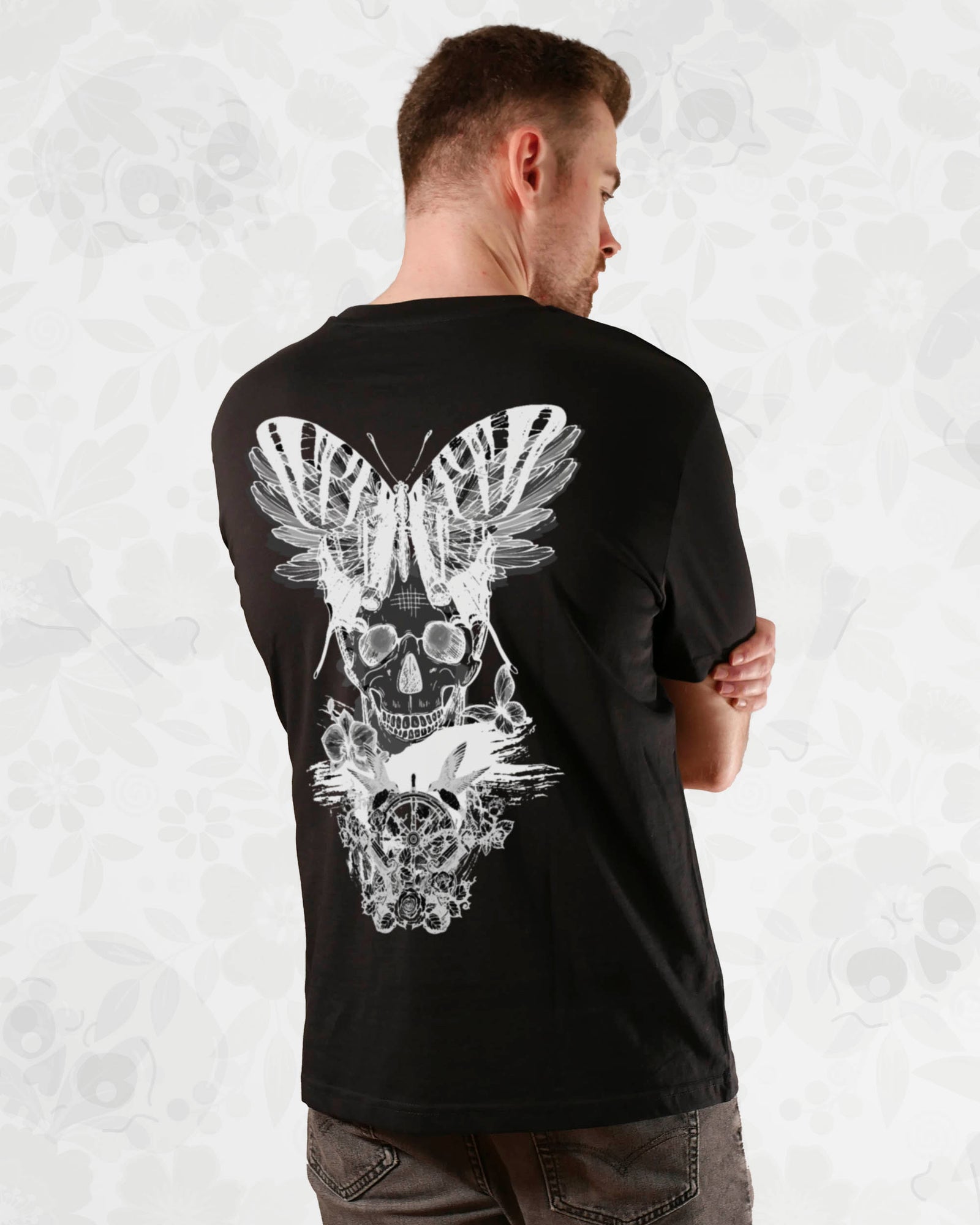 Bones & Butterflies | 3-Style T-Shirt