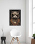 Money Maker Kitty - Poster (mit Rahmen)