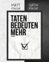 Mehr Taten | 3-Type Poster