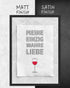 Weinliebe | 3-Type Poster