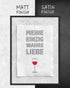 Weinliebe | 3-Type Poster