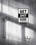 Get Shit Done | 3-Type Poster