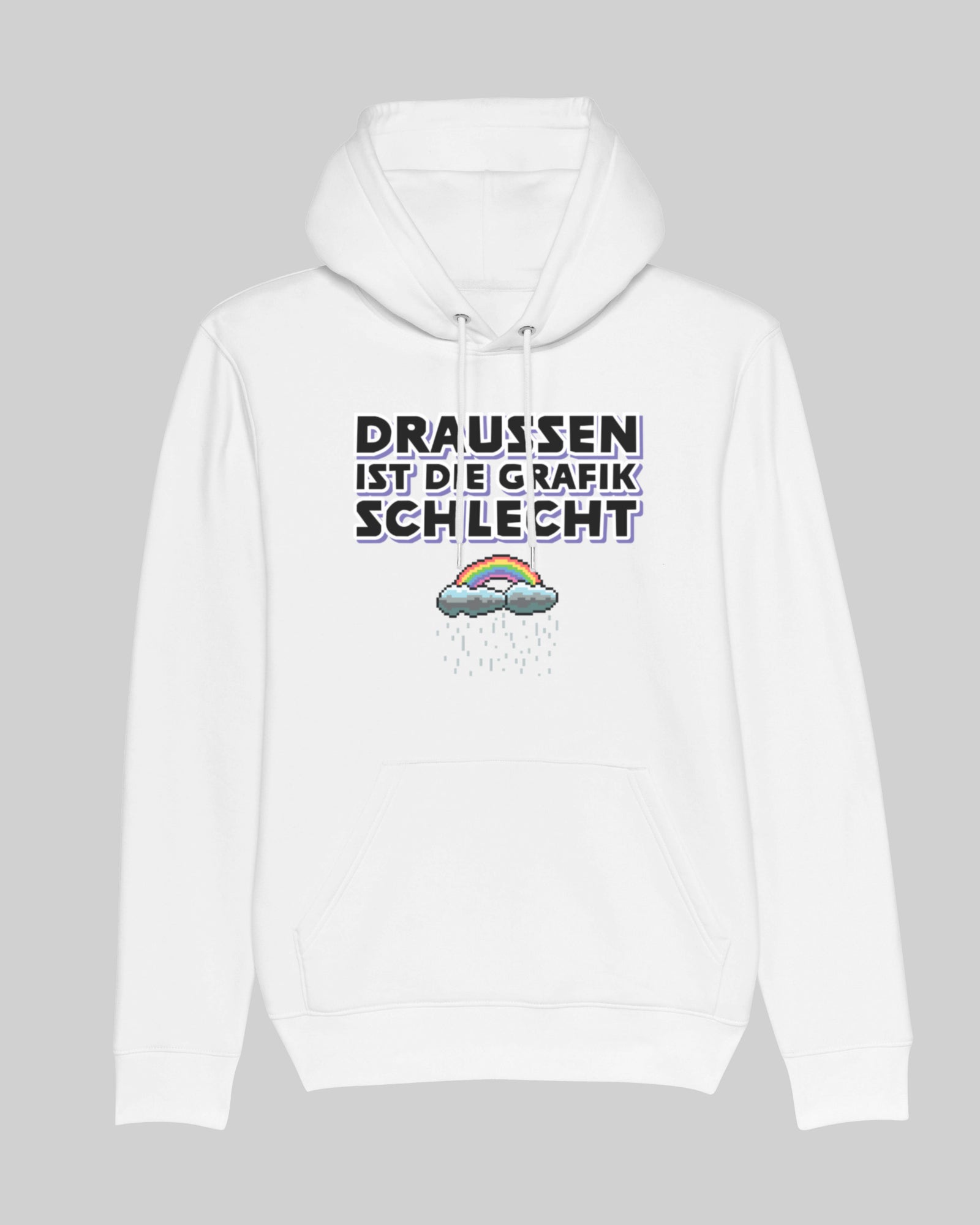 Draußen ist die Grafik schlecht | 3-Style Hoodie