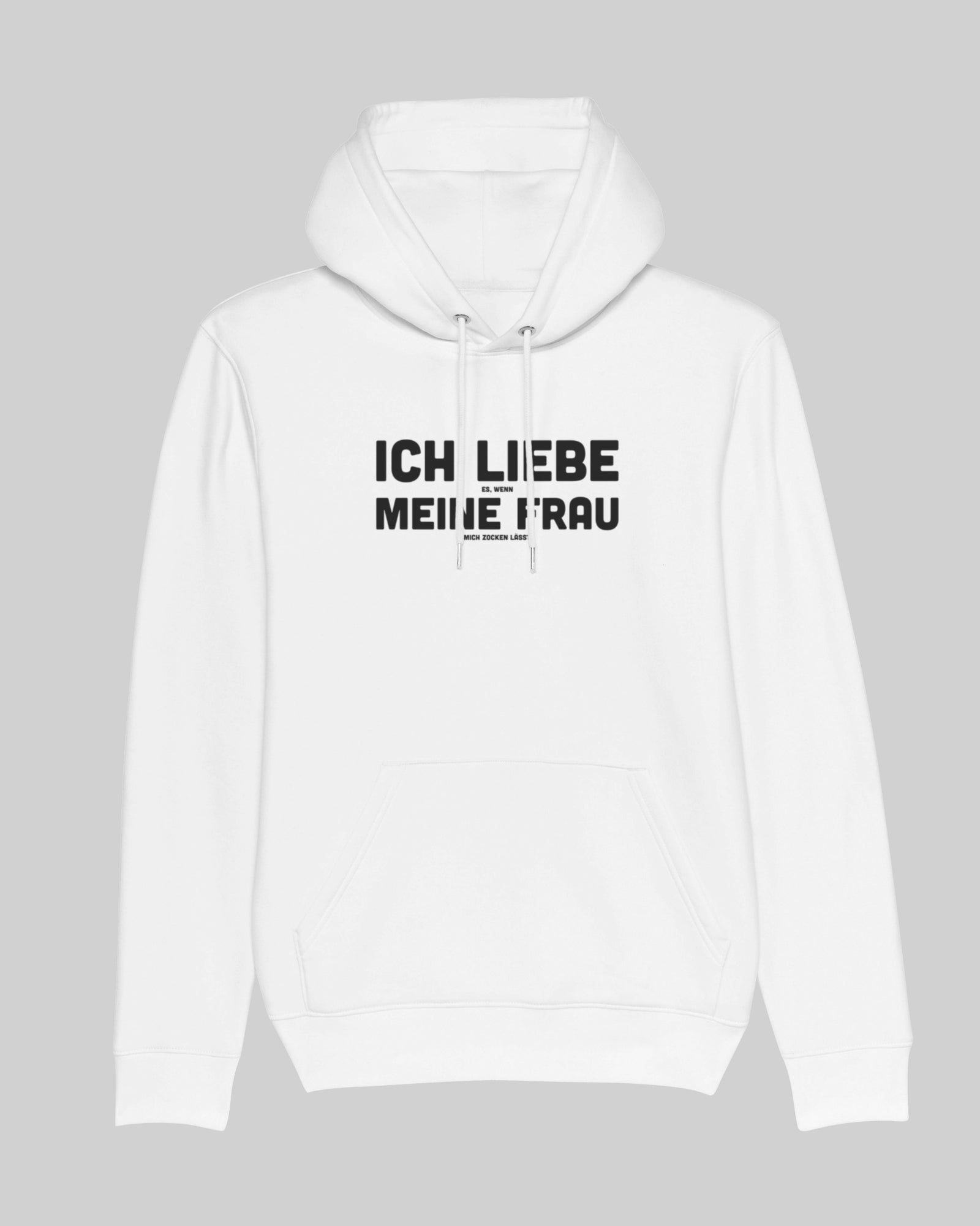 Ich liebe es, wenn meine Frau mich zocken lässt | 3-Style Hoodie