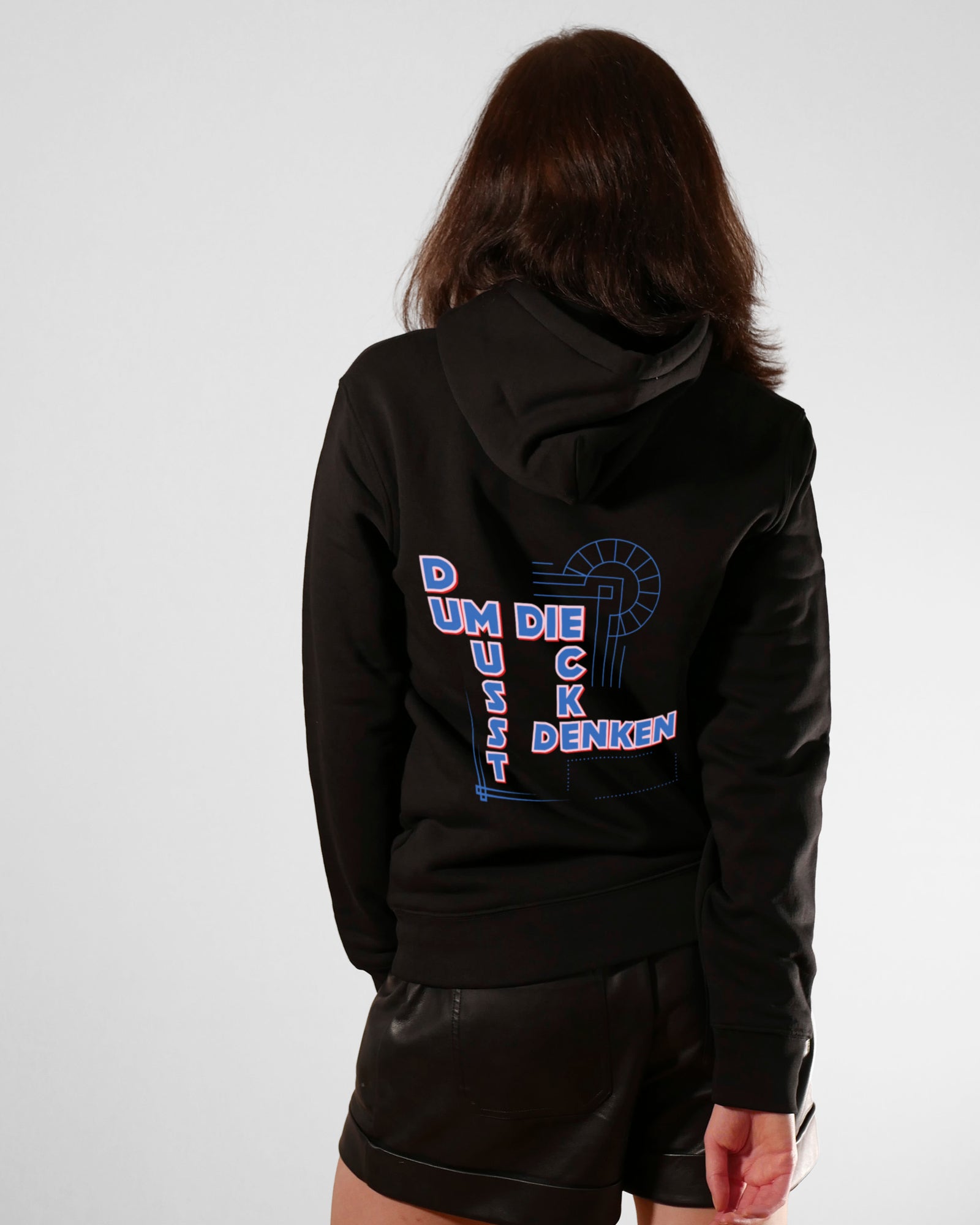 Um die Ecke denken | 3-Style Hoodie