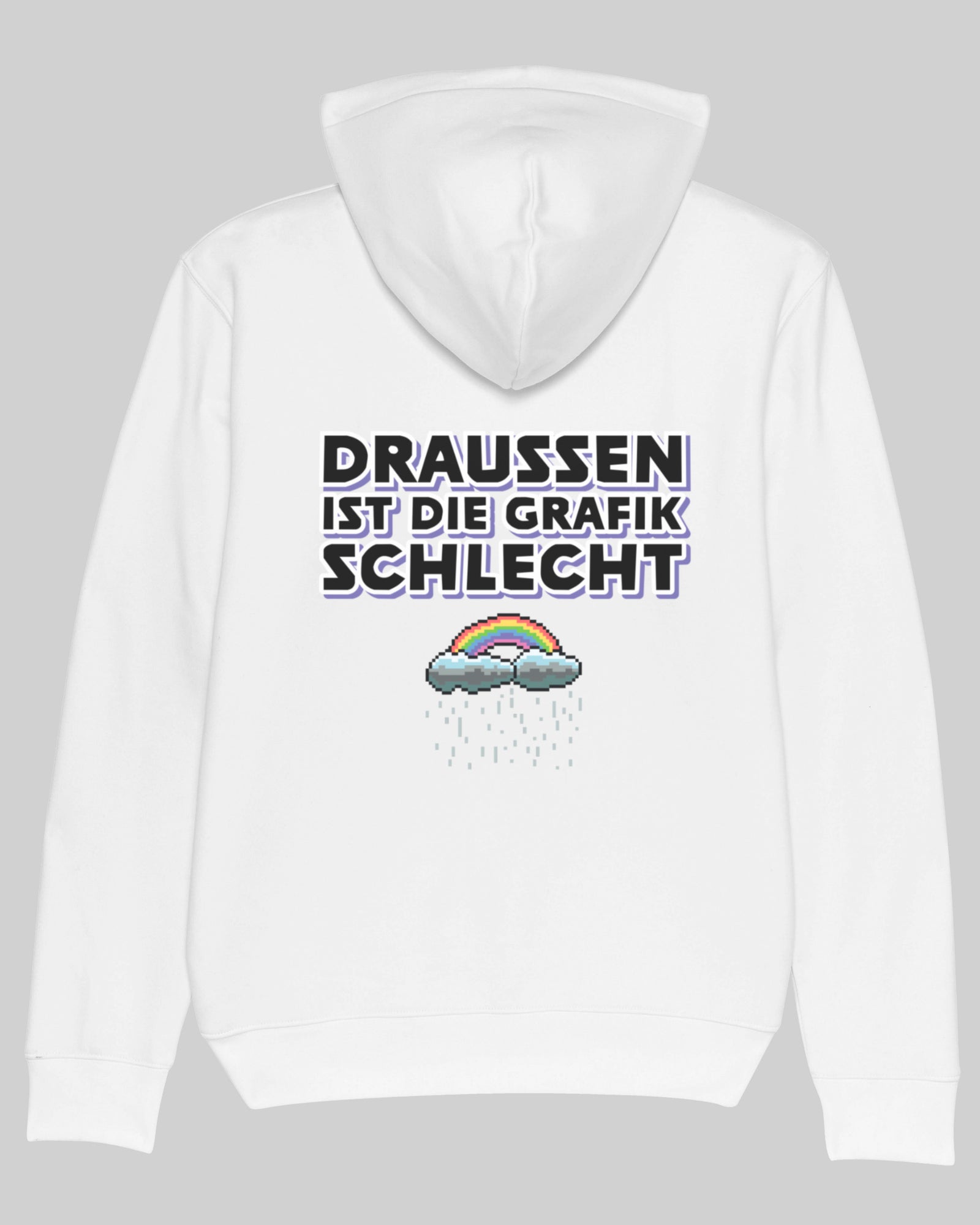 Draußen ist die Grafik schlecht | 3-Style Hoodie