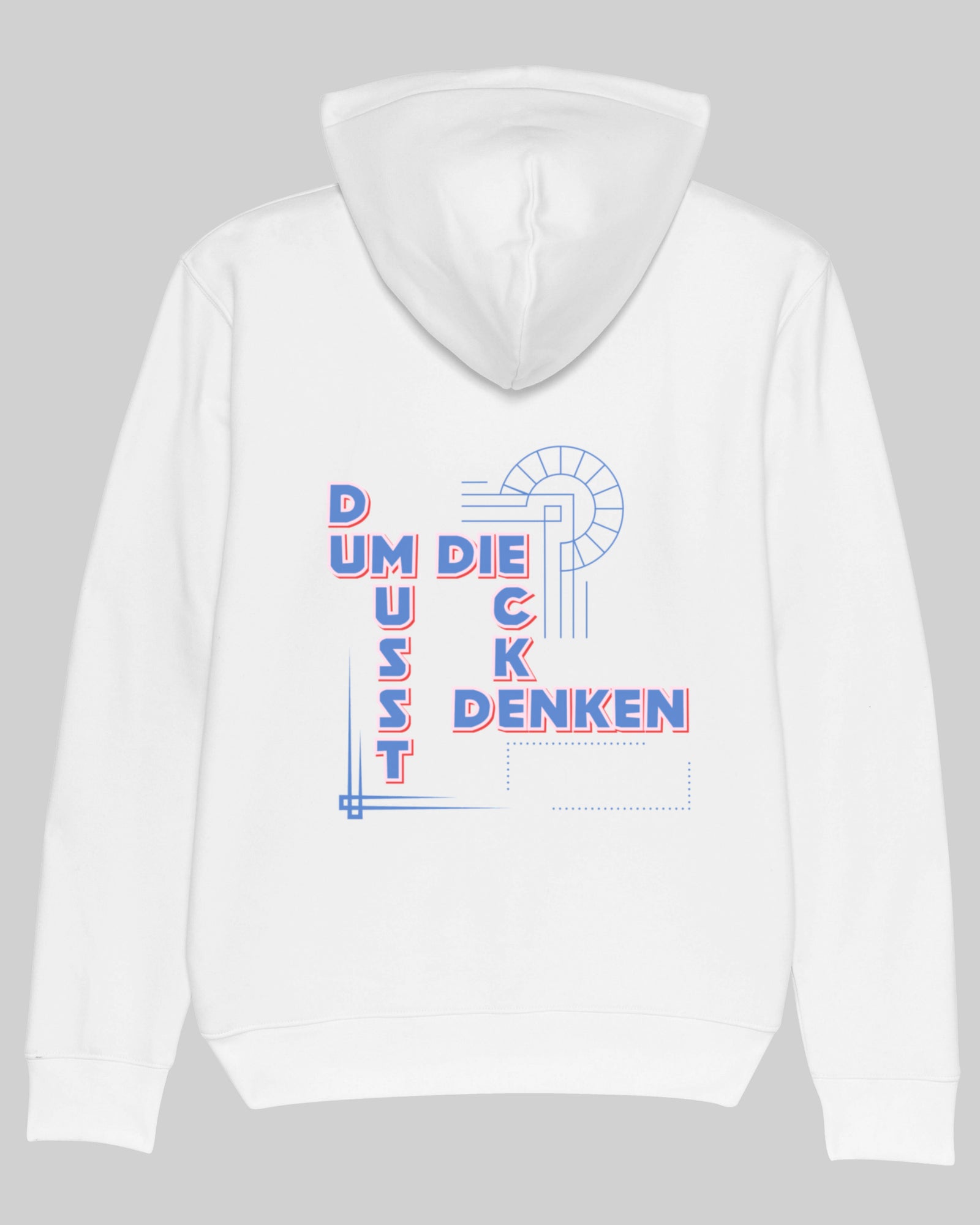 Um die Ecke denken | 3-Style Hoodie