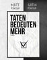 Mehr Taten | 3-Type Poster