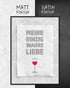 Weinliebe | 3-Type Poster