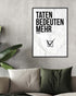 Mehr Taten | 3-Type Poster