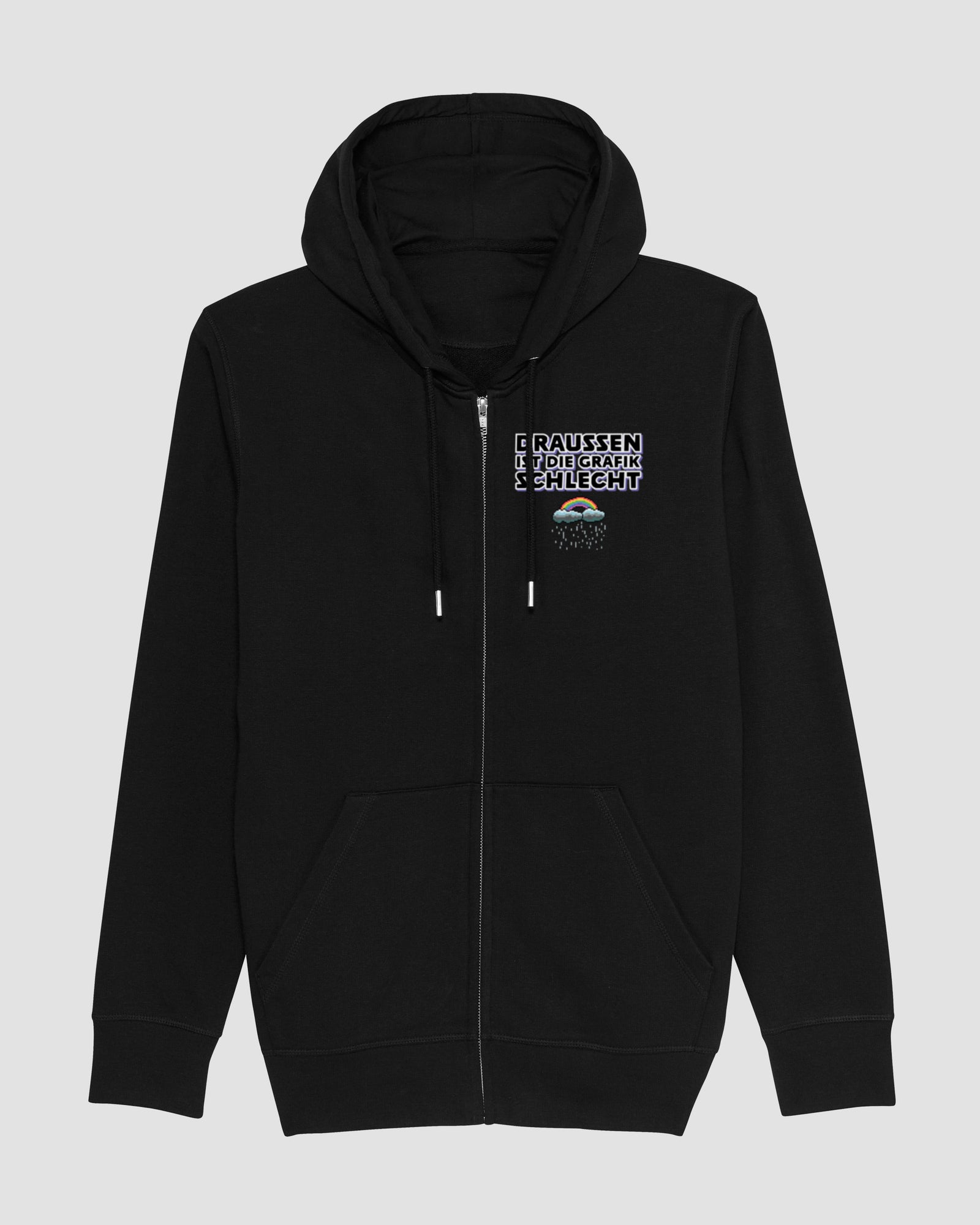 Draußen ist die Grafik schlecht | 3-Style Hoodie