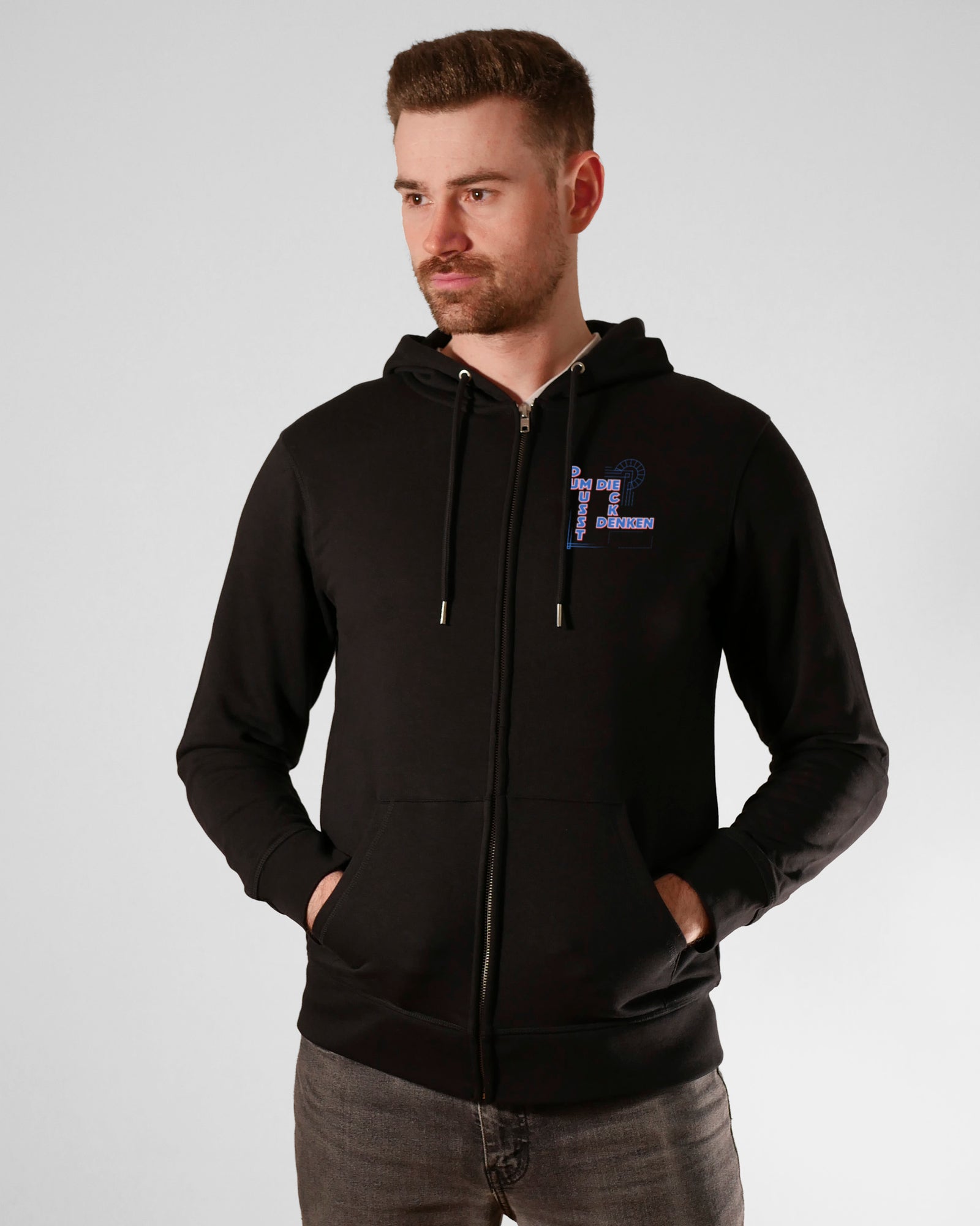 Um die Ecke denken | 3-Style Hoodie