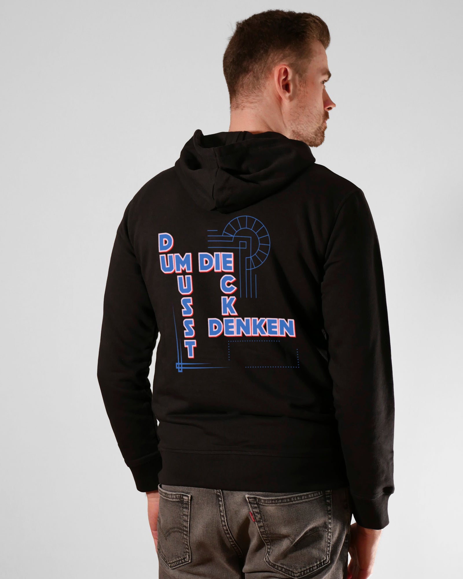 Um die Ecke denken | 3-Style Hoodie