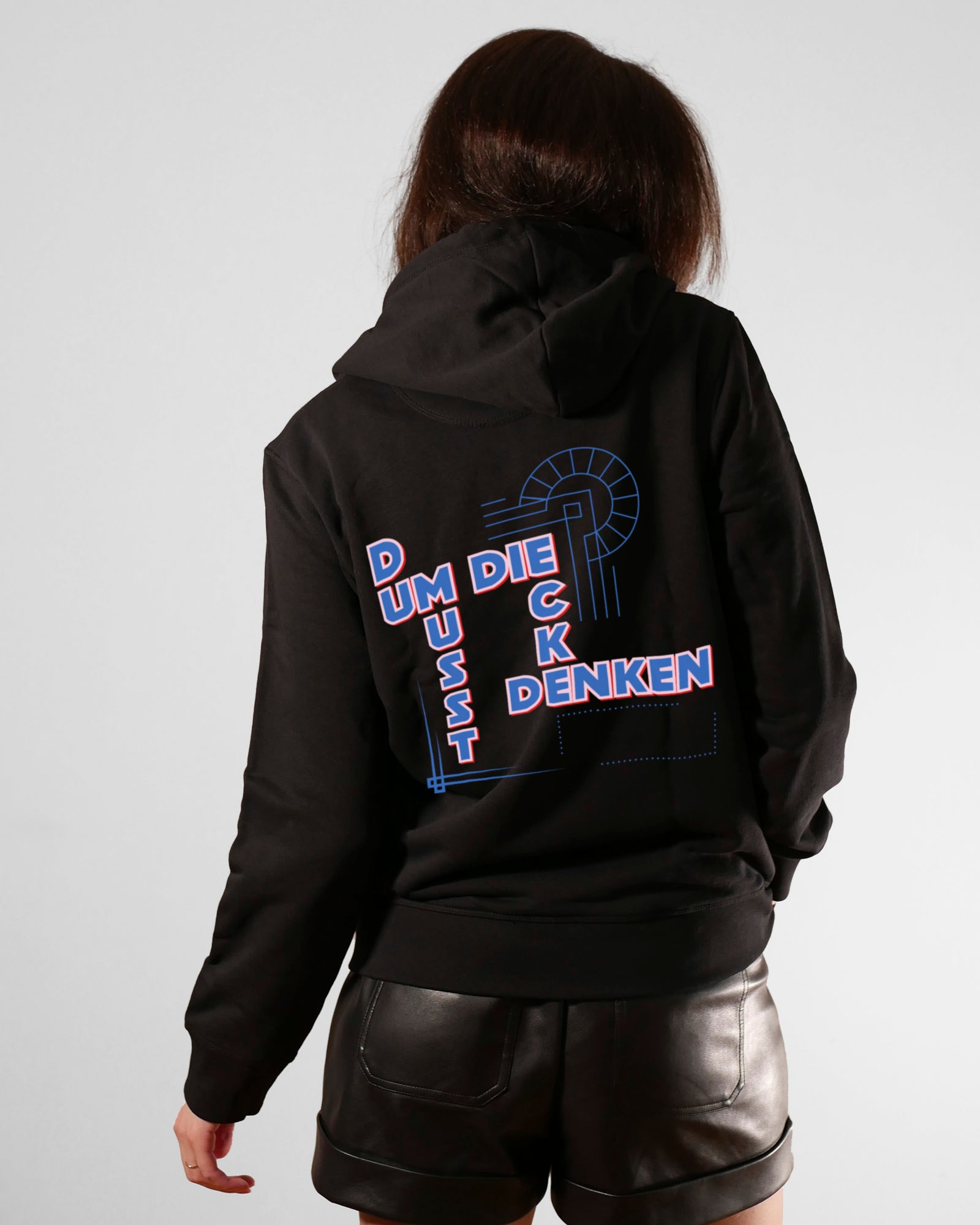 Um die Ecke denken | 3-Style Hoodie