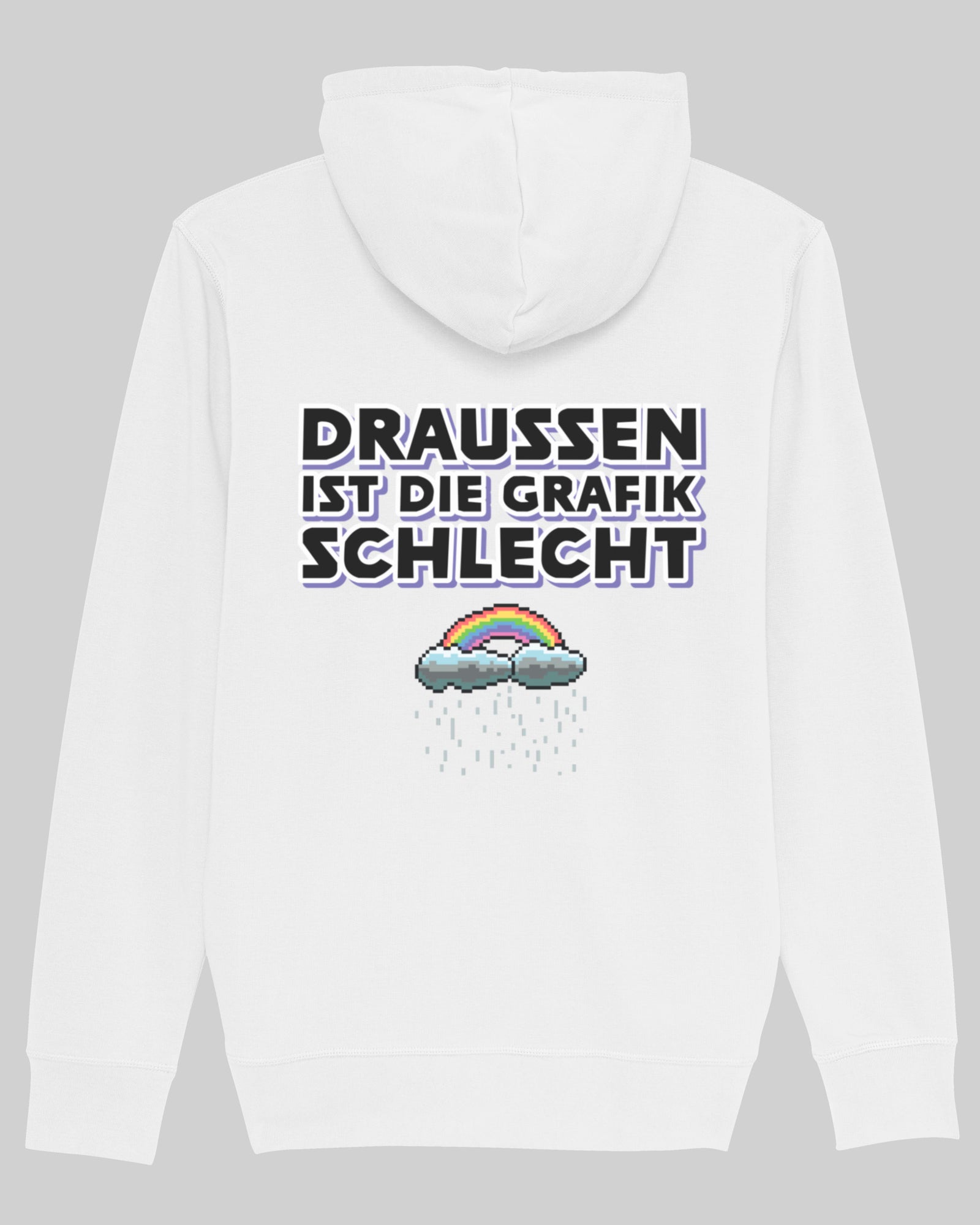 Draußen ist die Grafik schlecht | 3-Style Hoodie