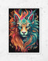 Prism Lion Icos - Poster (mit Rahmen)