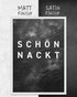 Schön nackt | 3-Type Poster