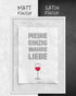 Weinliebe | 3-Type Poster