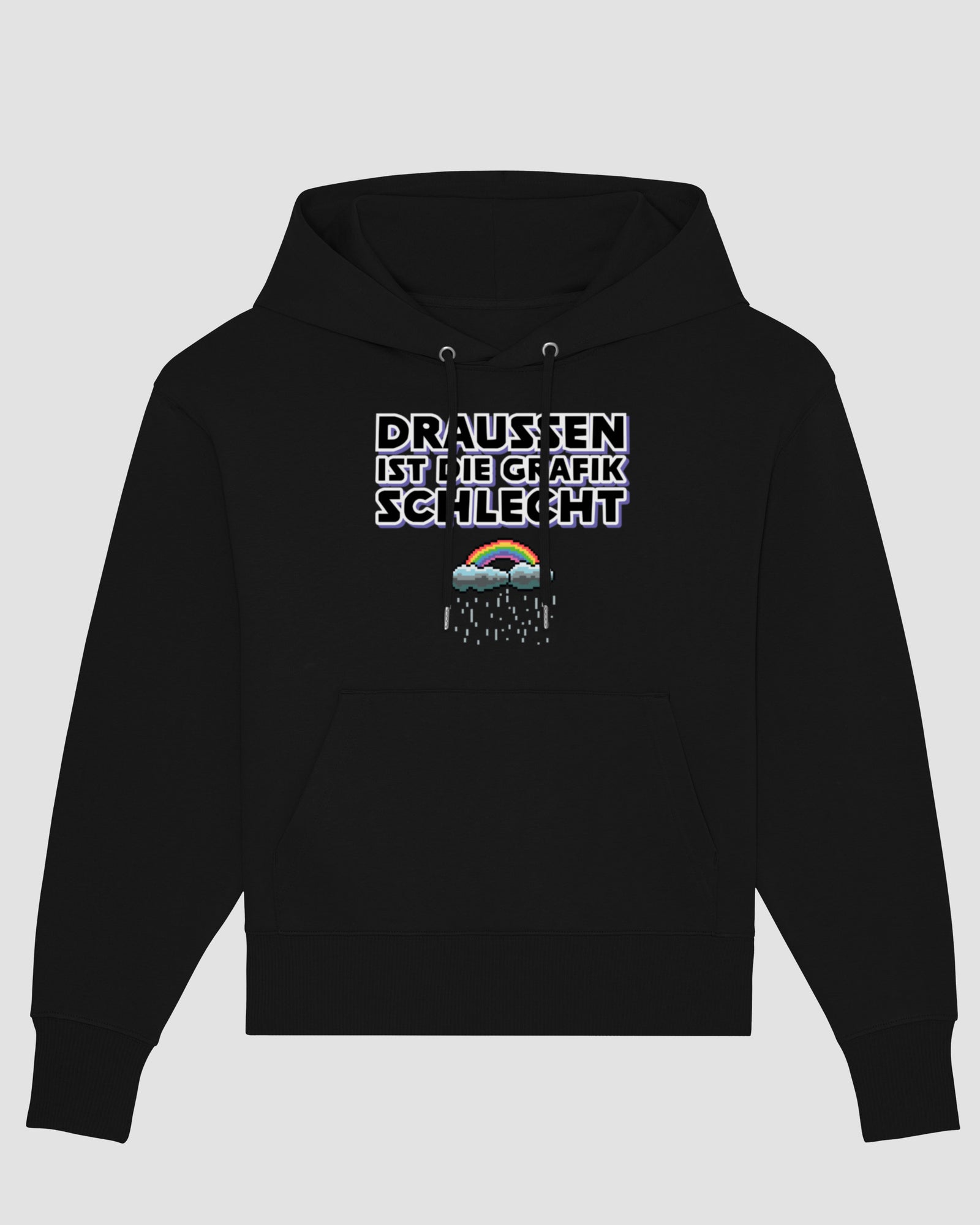 Draußen ist die Grafik schlecht | 3-Style Hoodie