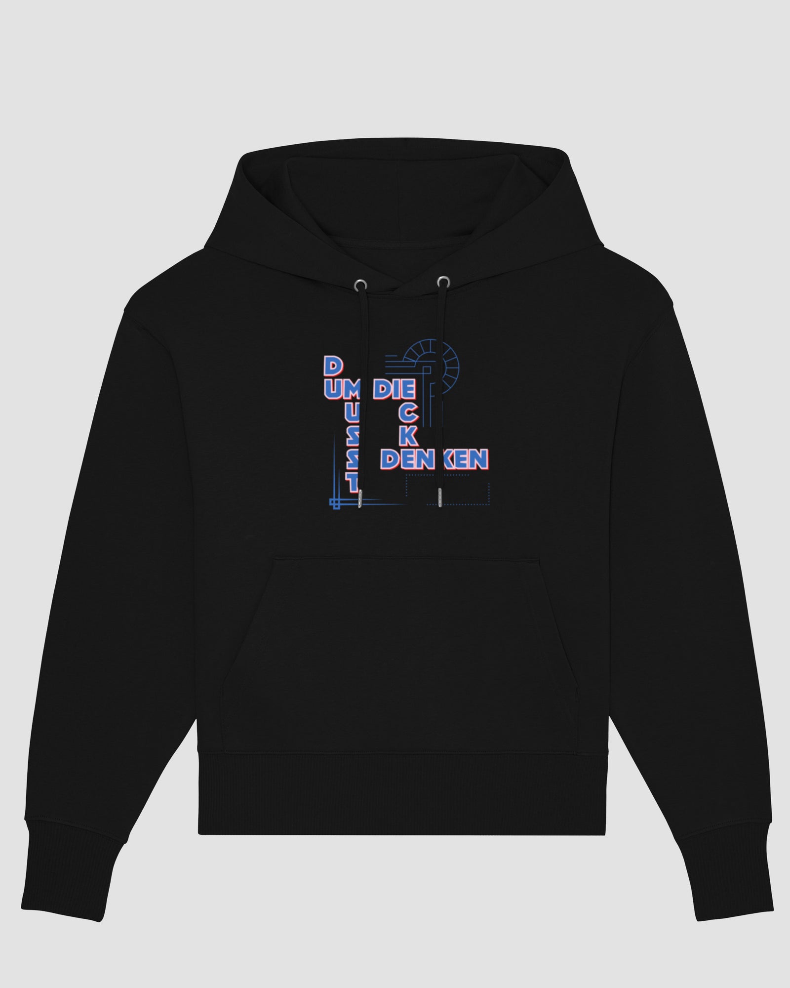 Um die Ecke denken | 3-Style Hoodie